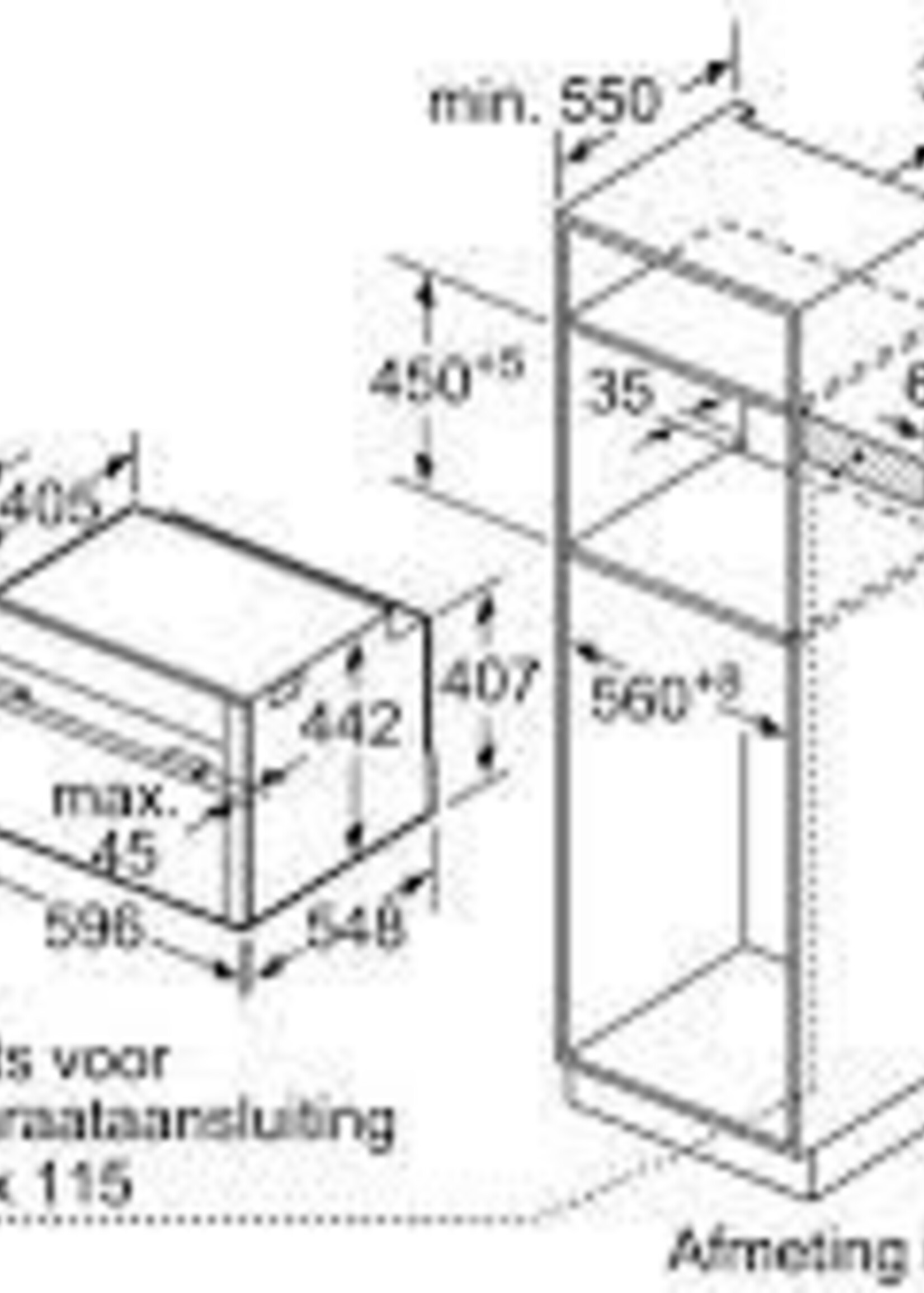 Neff C17MR02G0 compacte oven met magnetron