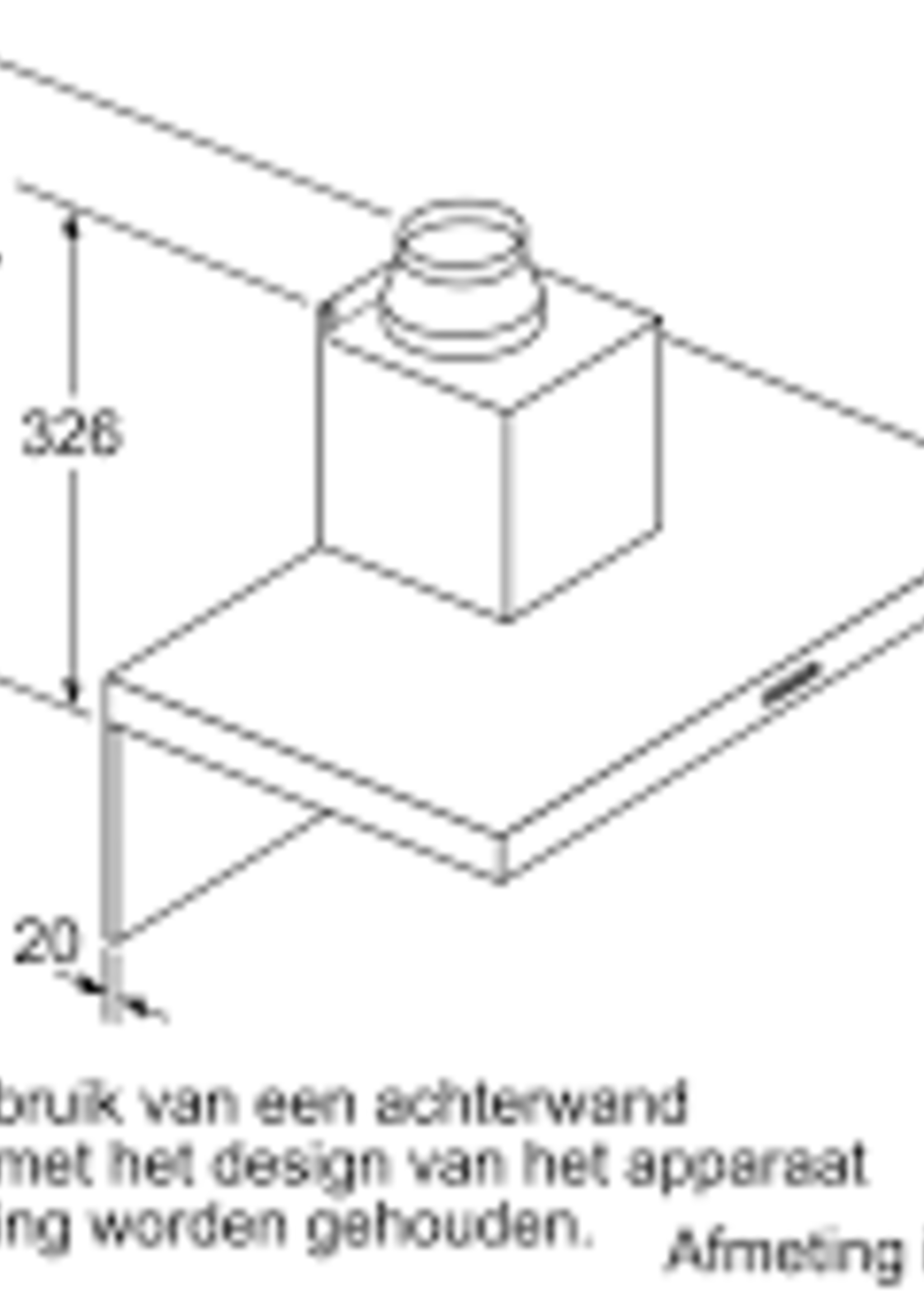 Neff D94BBE1N0 wandschouw afzuigkap