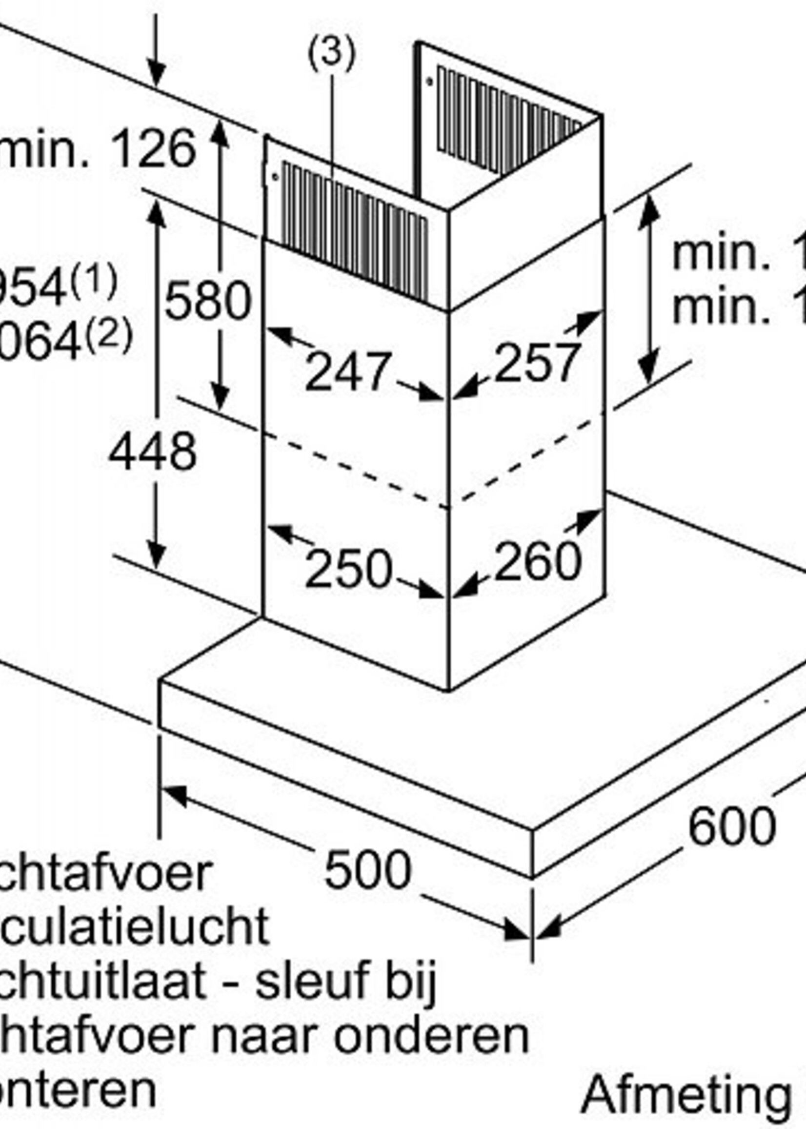 Neff D65BCP2N0 wandschouw afzuigkap