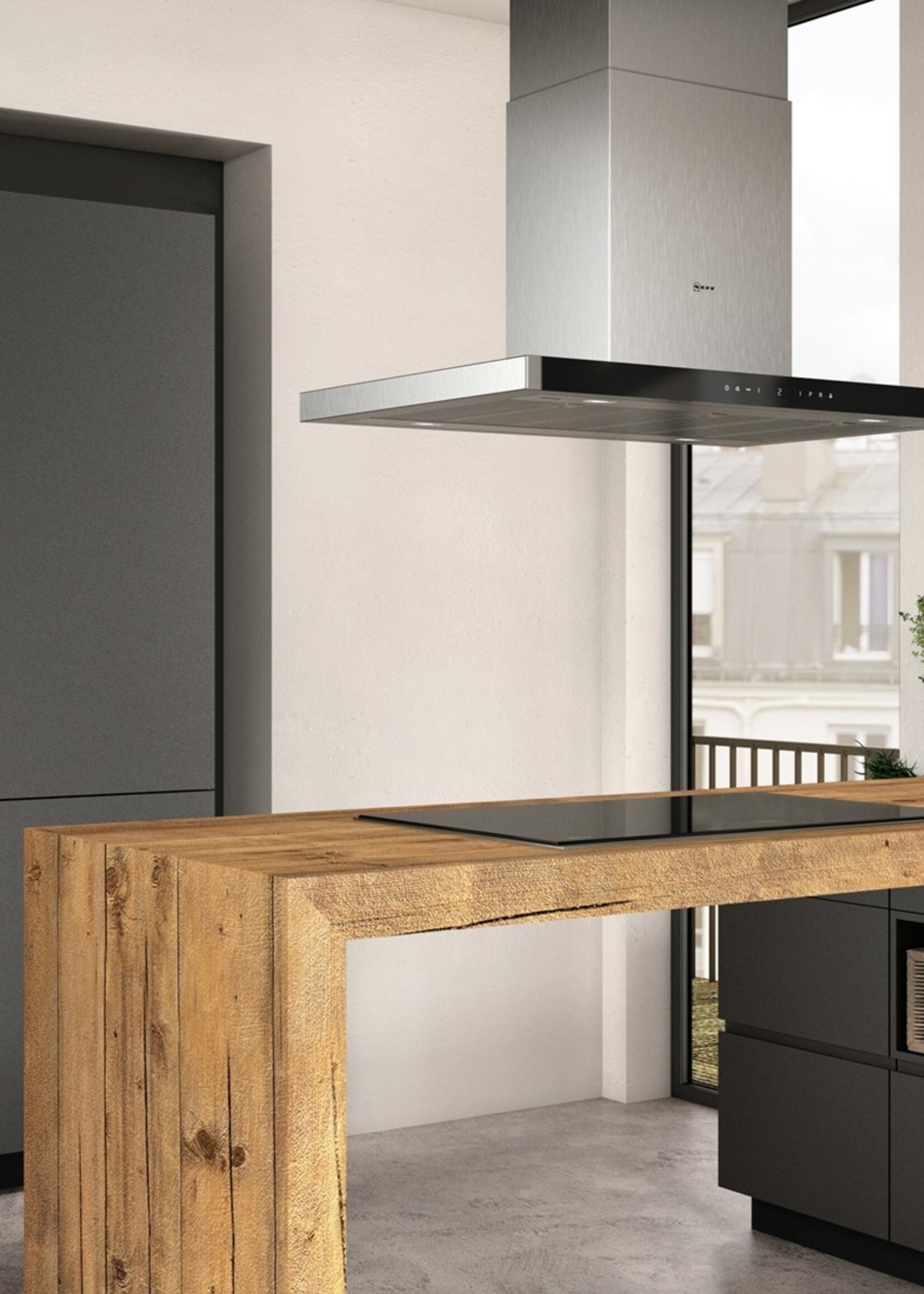 Neff eilandschouw afzuigkap