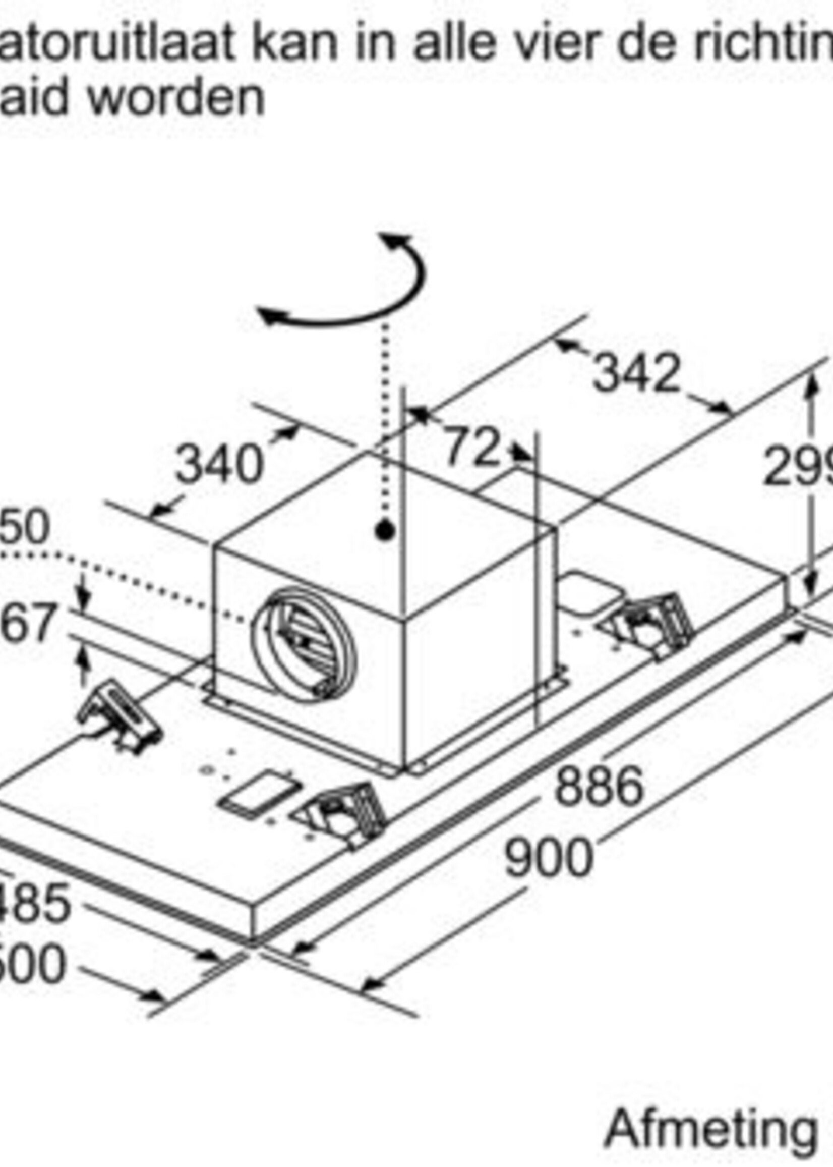 Neff I95CAQ6N0 plafondunit