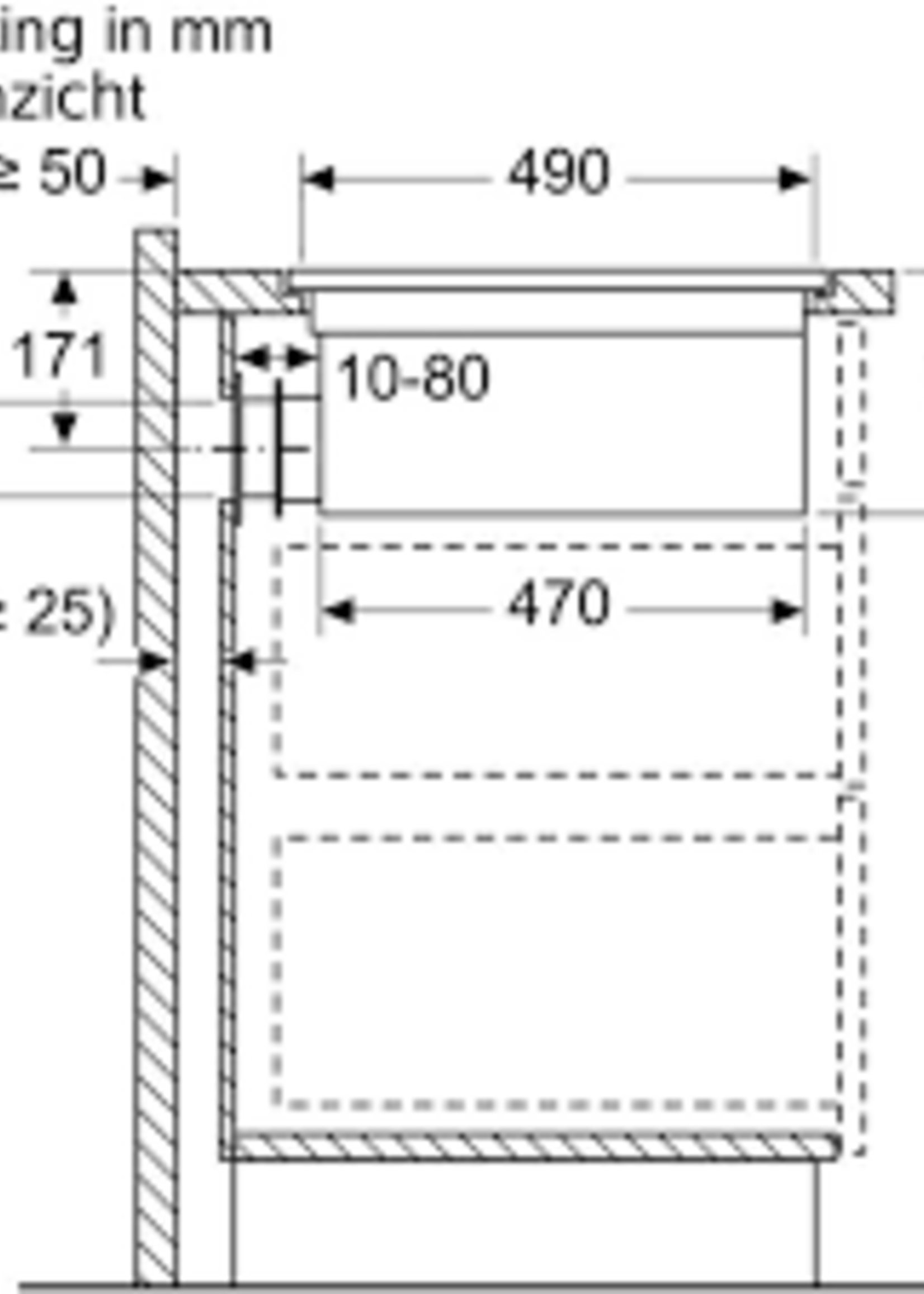 Neff T48PD7BX2 inductiekookplaat met afzuiging - 80 cm
