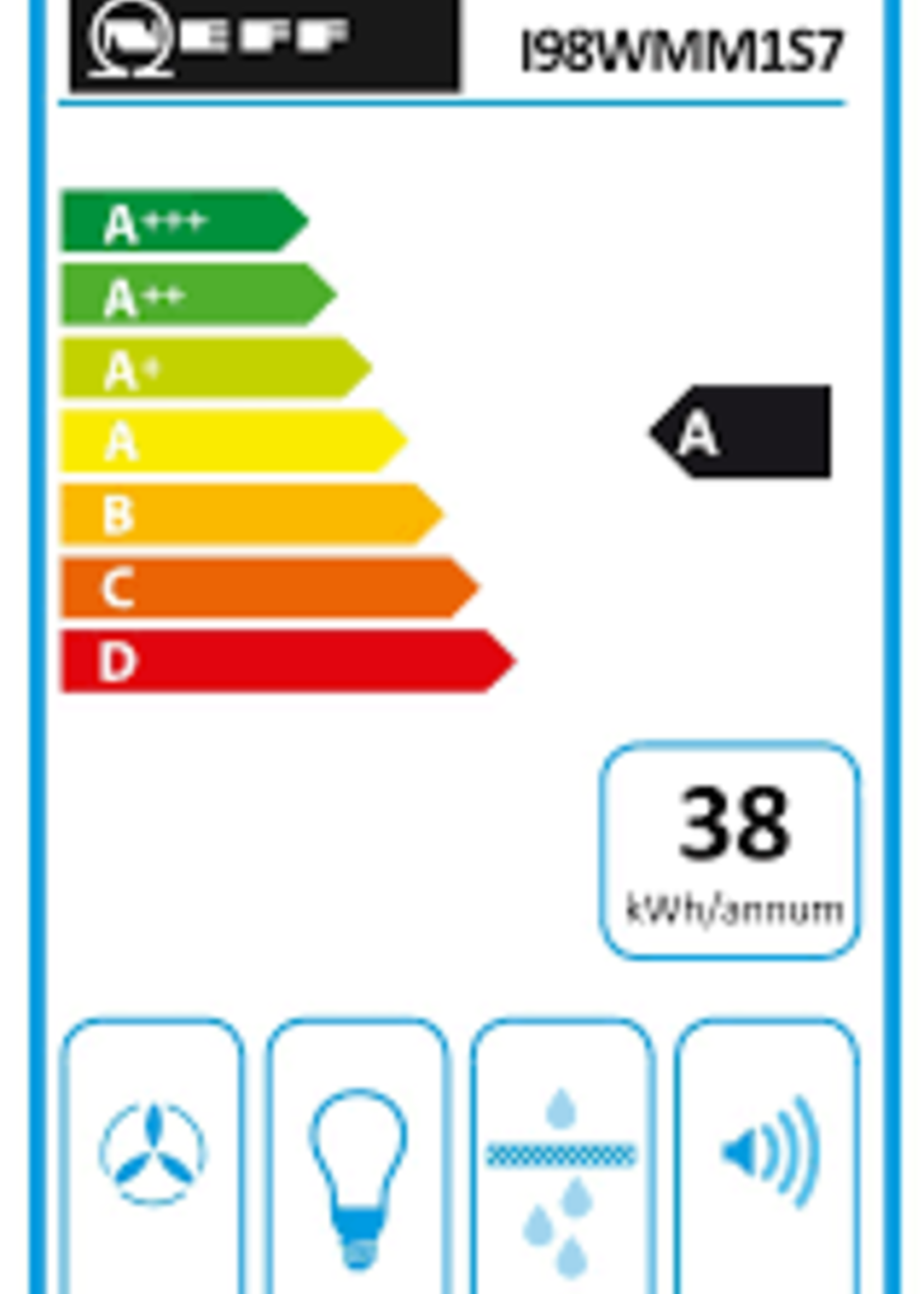 Neff I98WMM1S7 downdraft afzuigkap - 90 cm