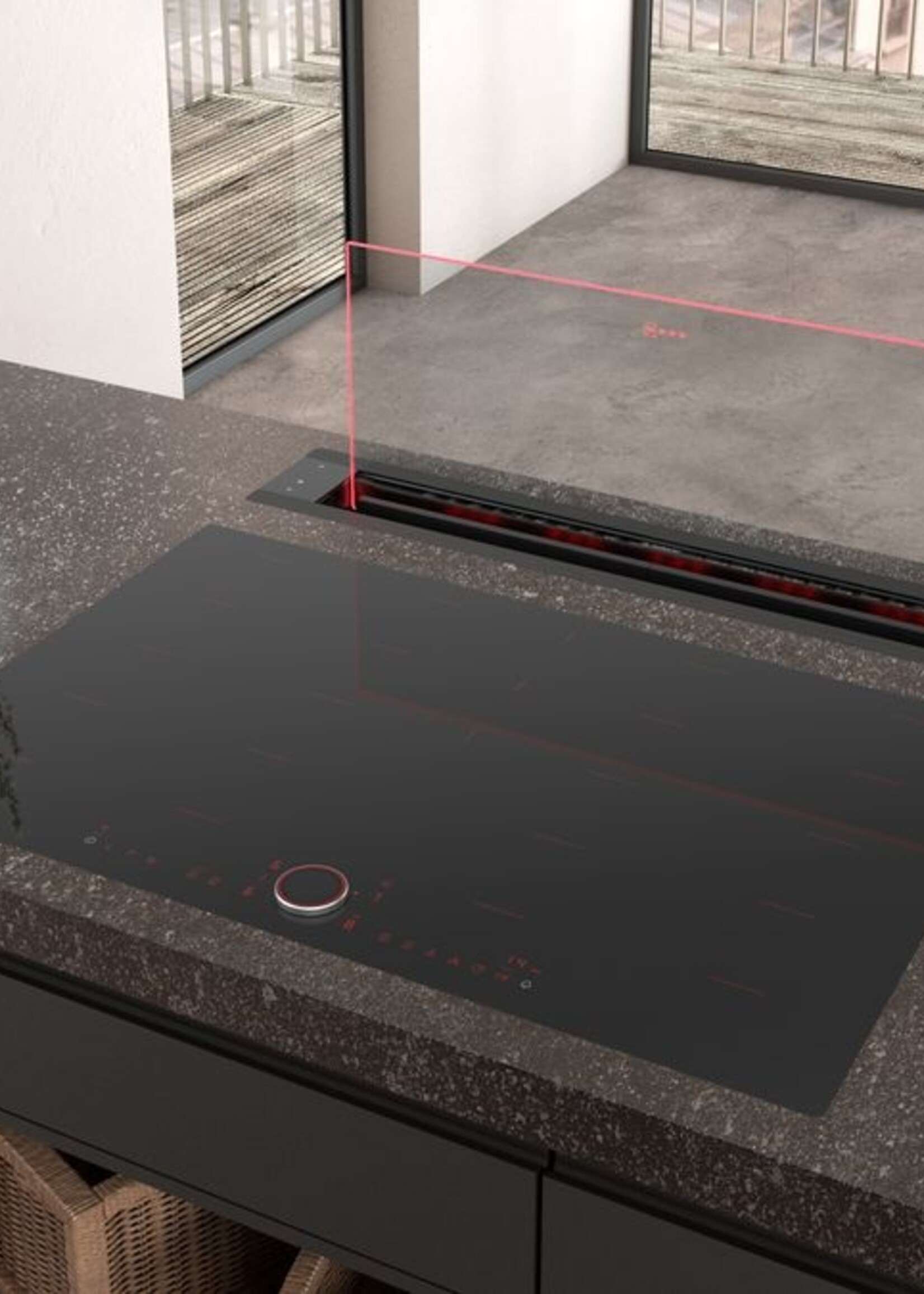 Neff I88WMM1S5 downdraft afzuigkap