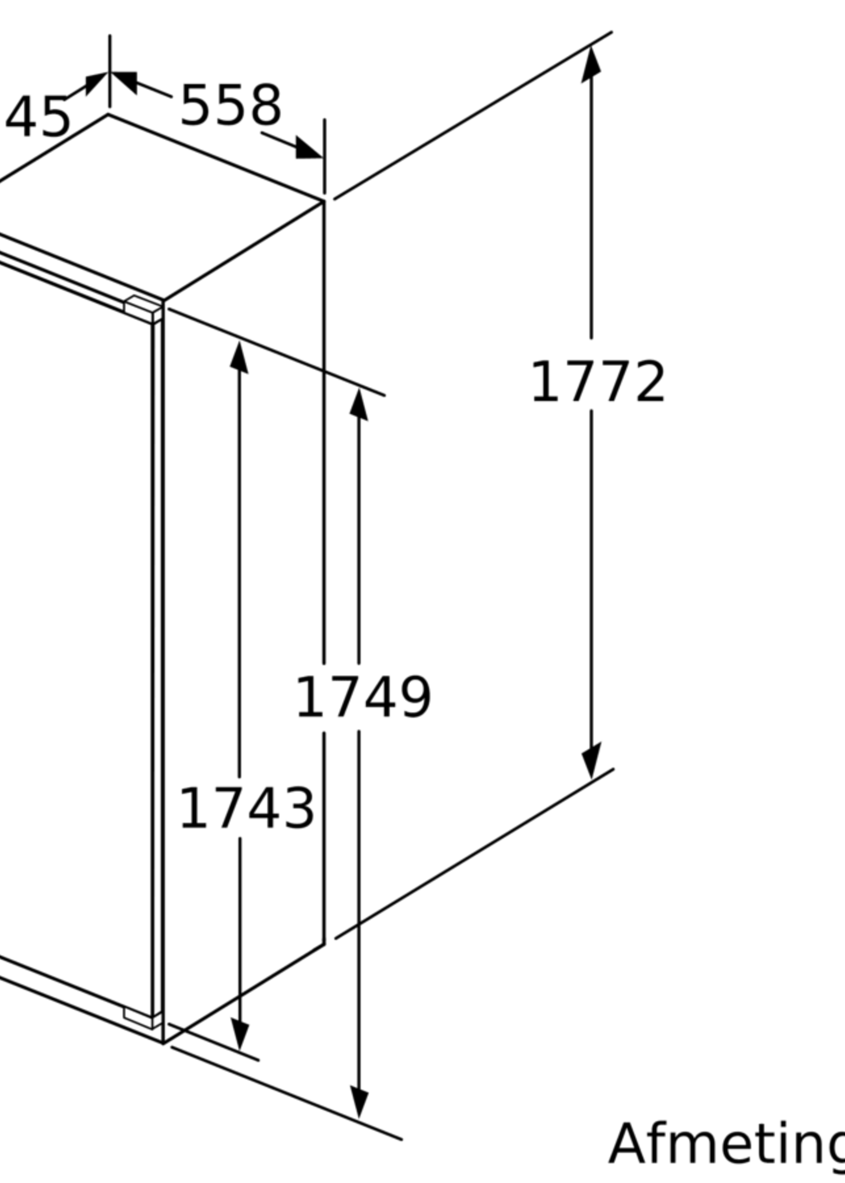 Neff KI8816DE0 inbouw koelkast