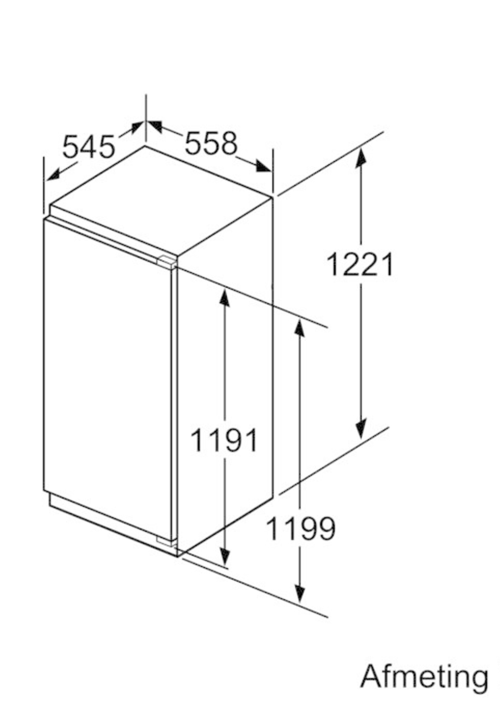 Neff KI1416DD0 inbouw koelkast