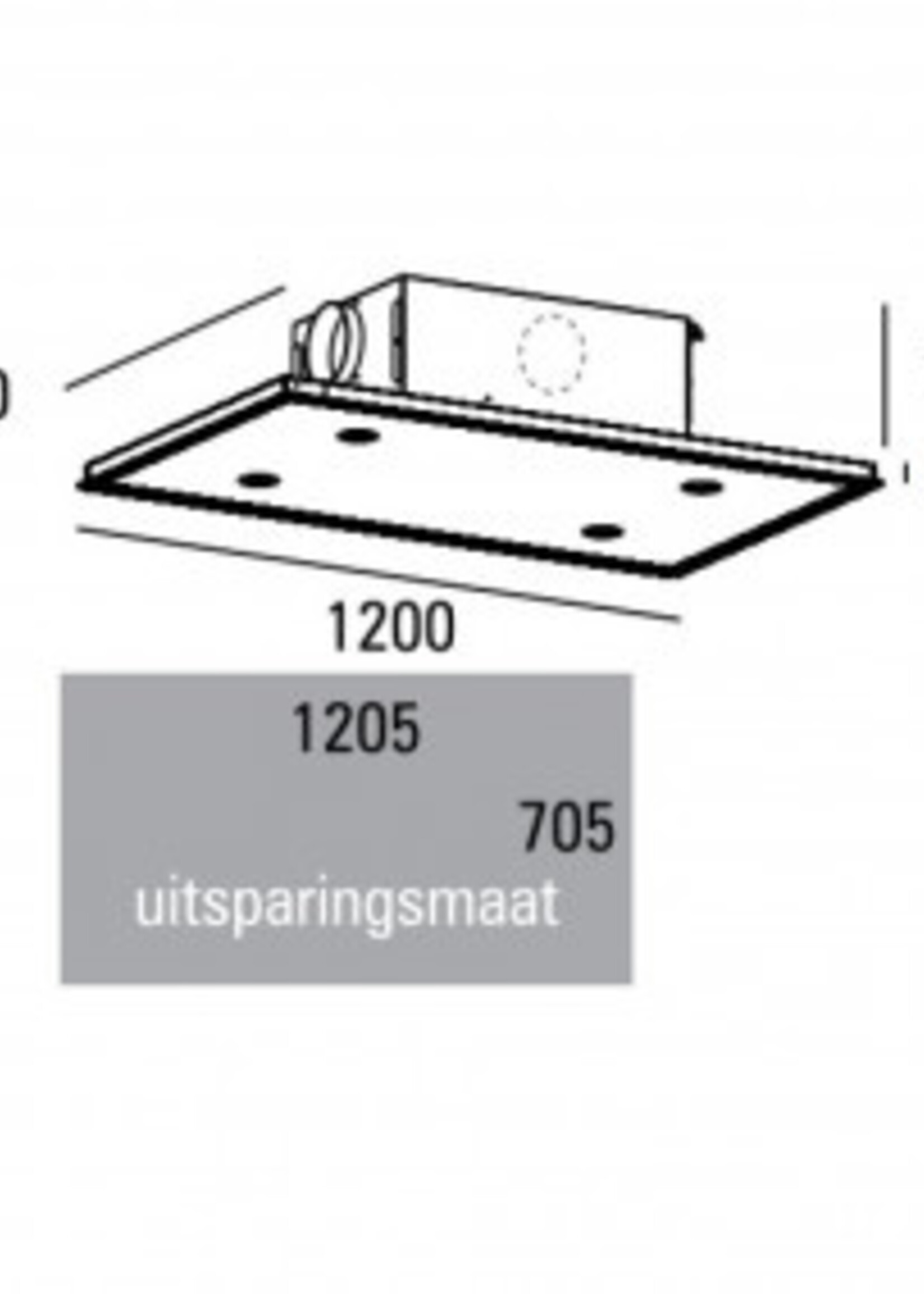 Senza Nome HIPULINUS plafond afzuigkap