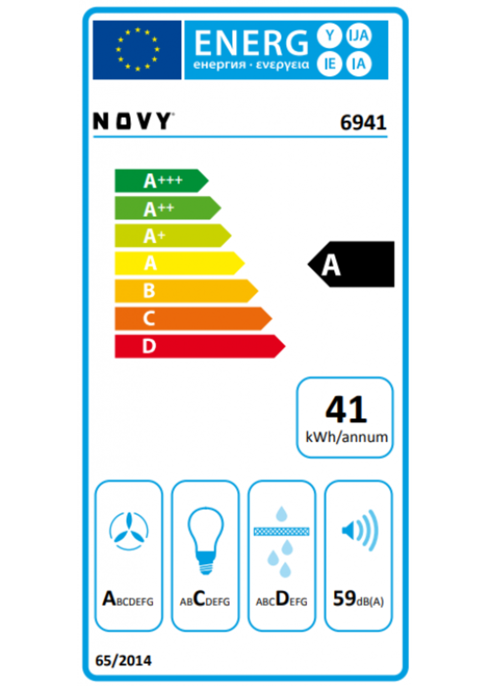 Novy 6941 Plafondunit Pureline Pro - 120 cm - Wit