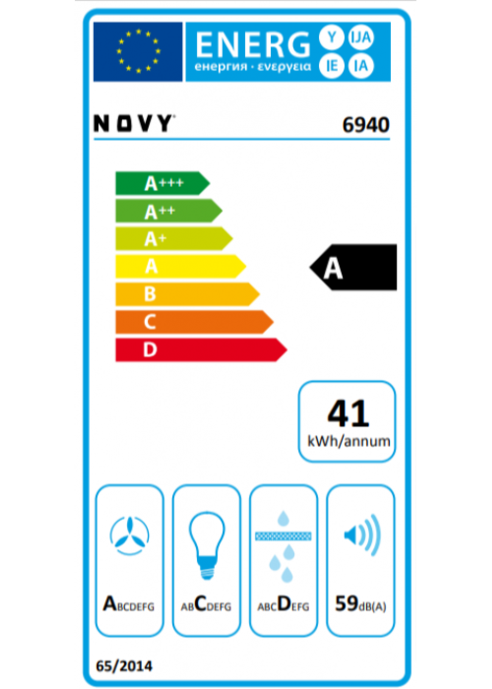 Novy 6940 Plafondunit Pureline Pro - 120 cm - RVS