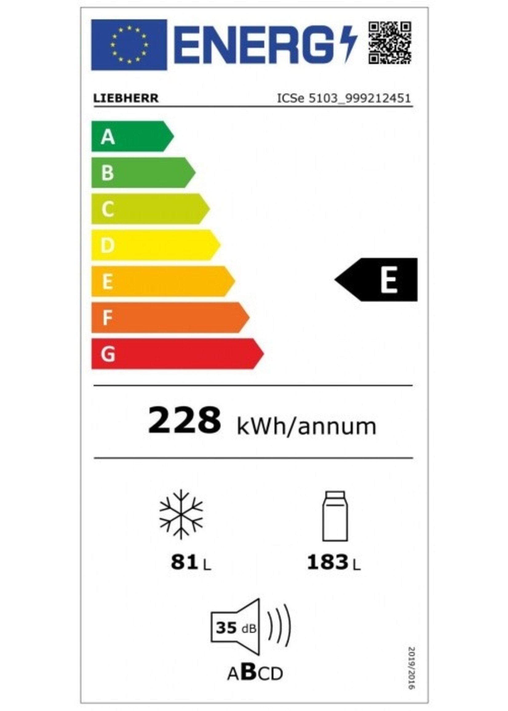 Liebherr ICSE5103 pure koel/vriescombinatie