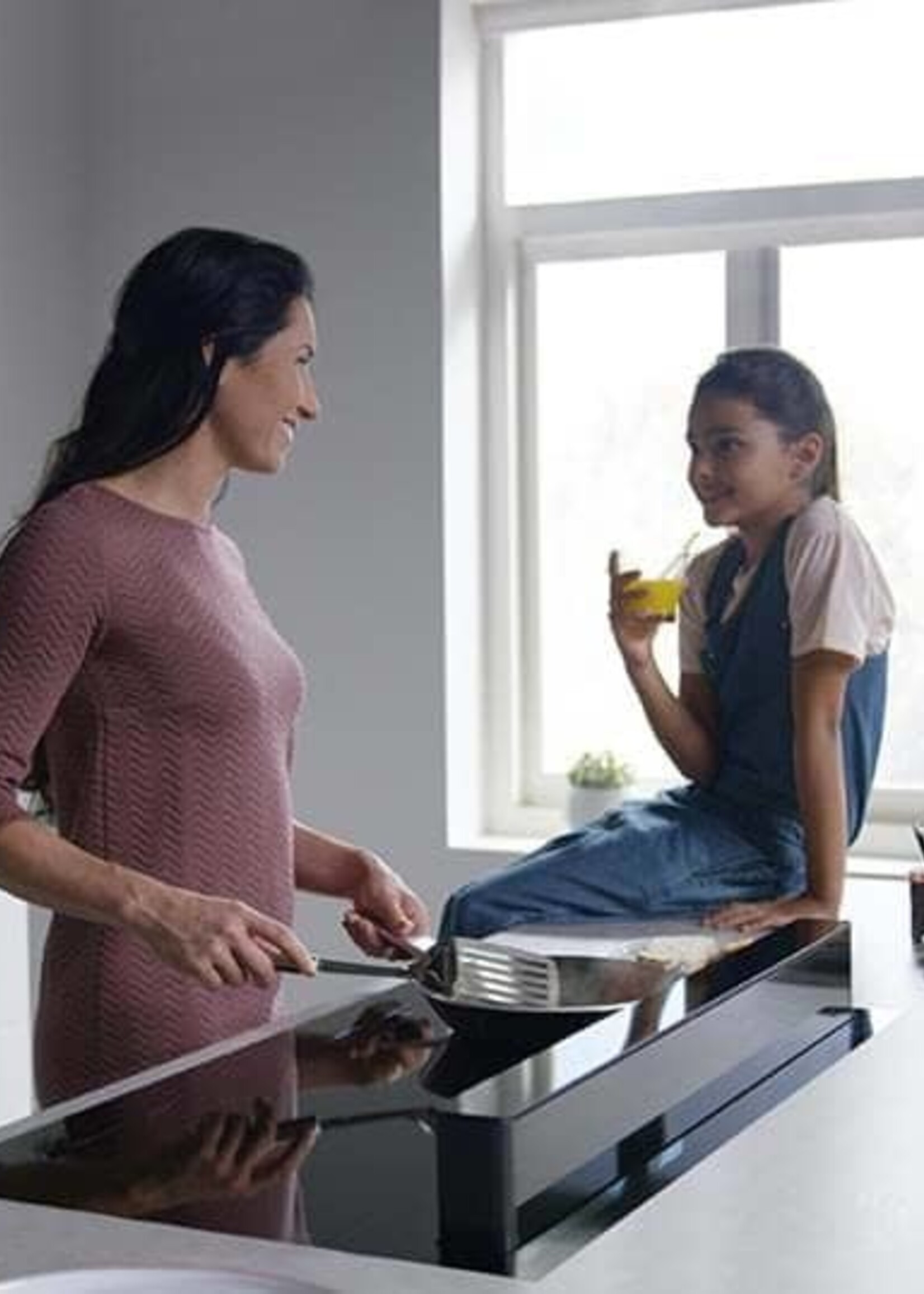 Novy 1831 Panorama Power - Werkblad afzuiging - Zwart