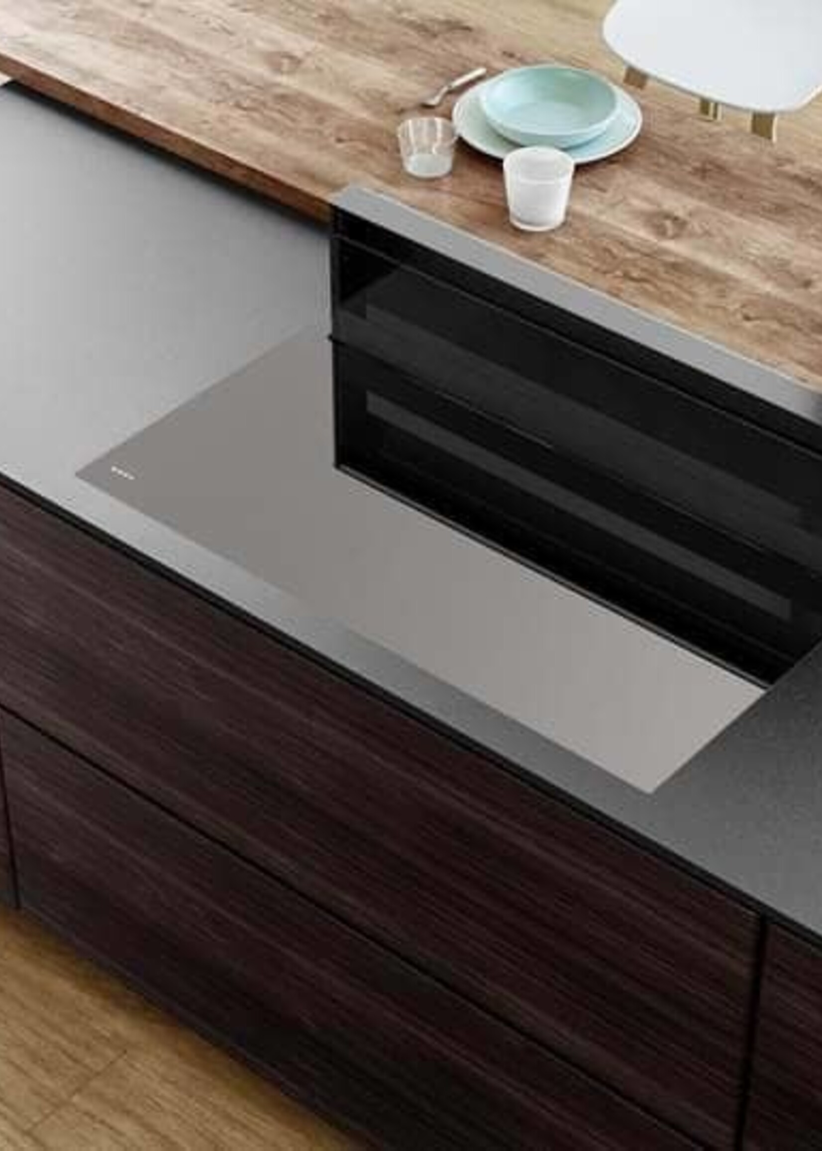 Novy 1841 Panorama Power - 88 x 52 cm - Werkbladafzuiging - Zwart