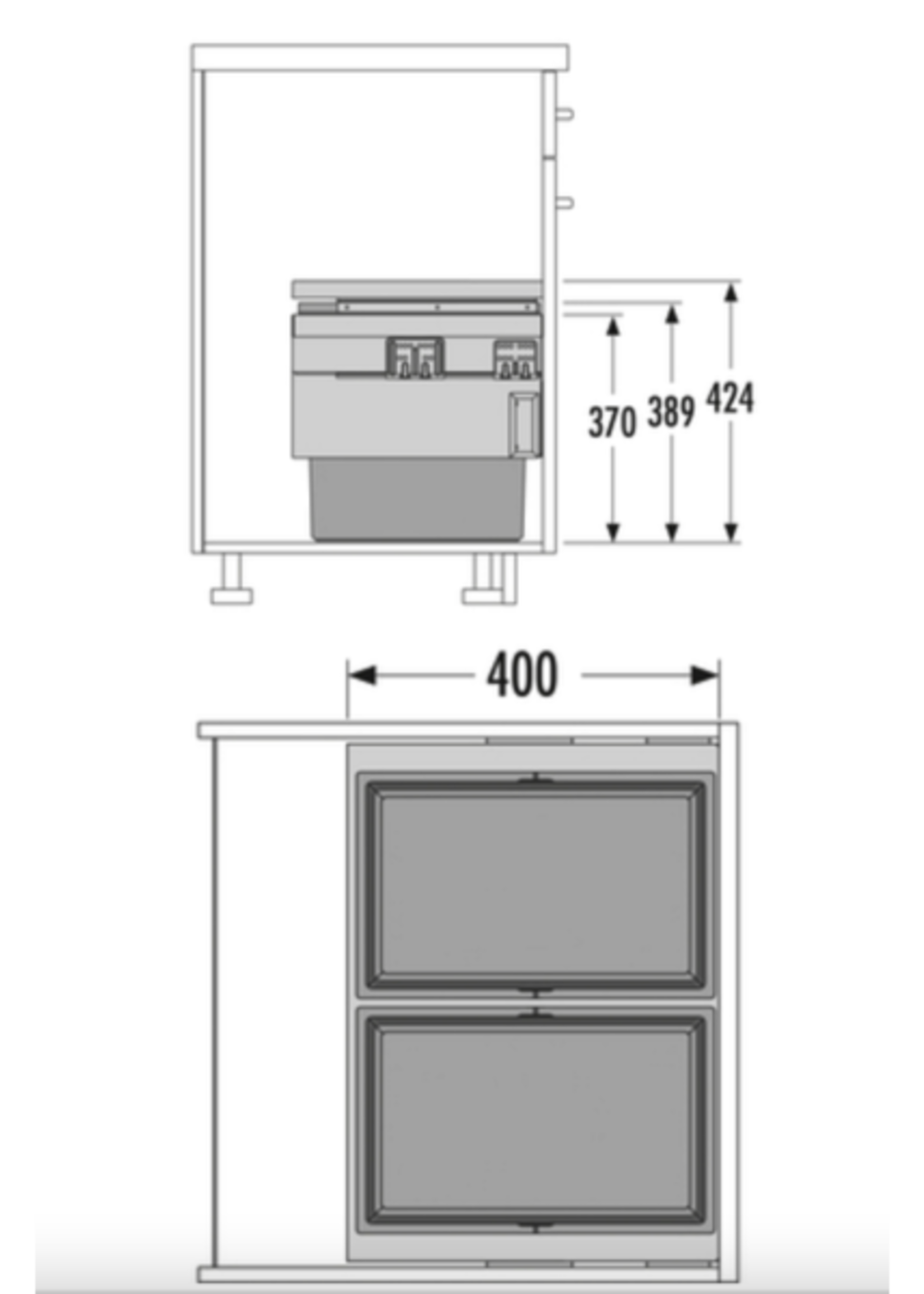 Hailo Cargo AE360862  Synchro  Front  56 Liter