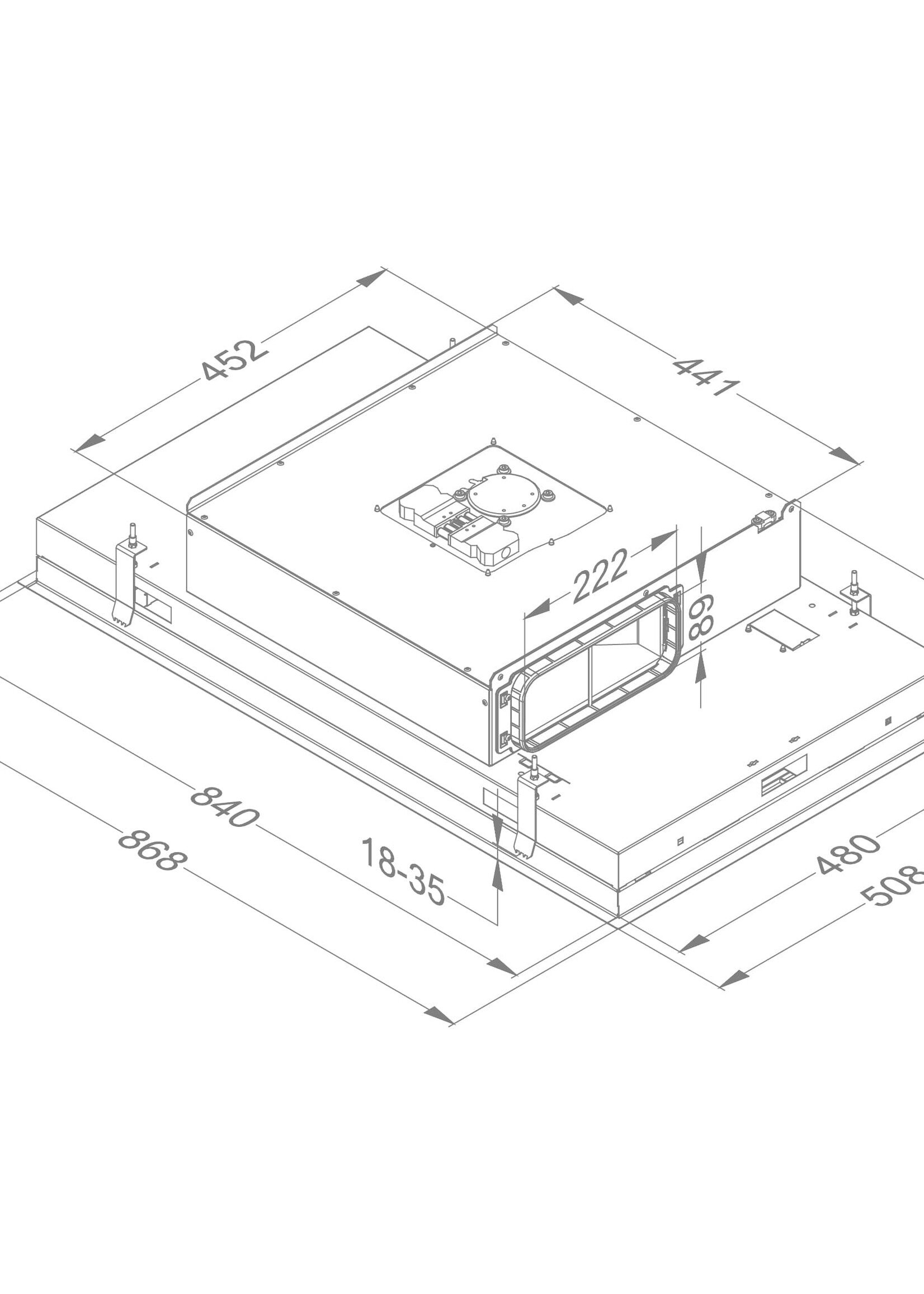 Novy 6810 Pure'line Compact LED - 86 cm