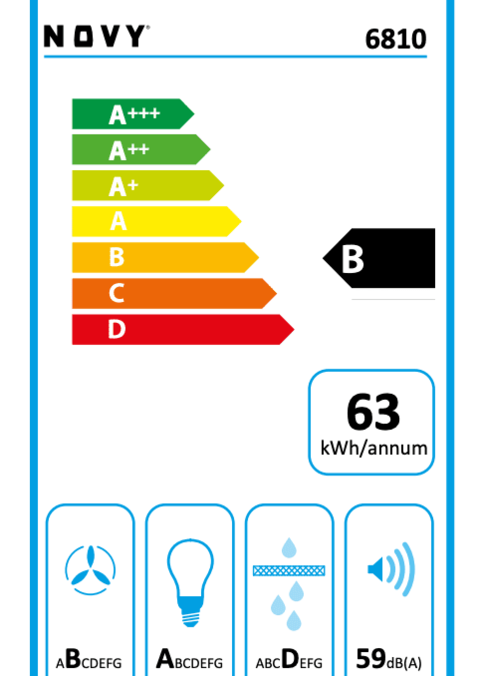 Novy 6810 Pure'line Compact LED - 86 cm