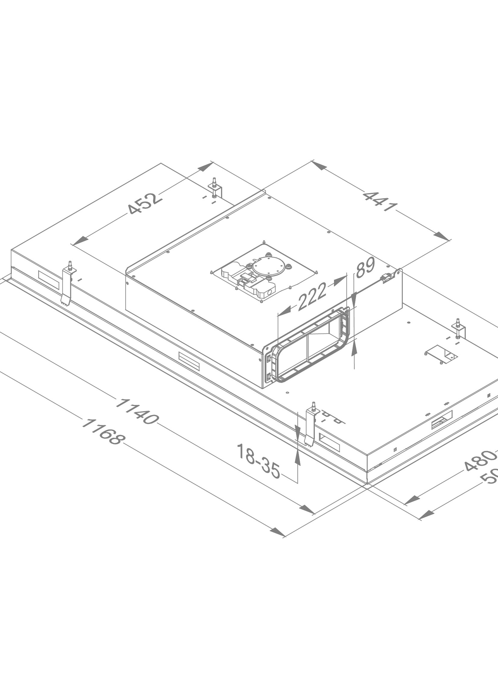 Novy 6821 Pure'line Compact LED - 116 cm