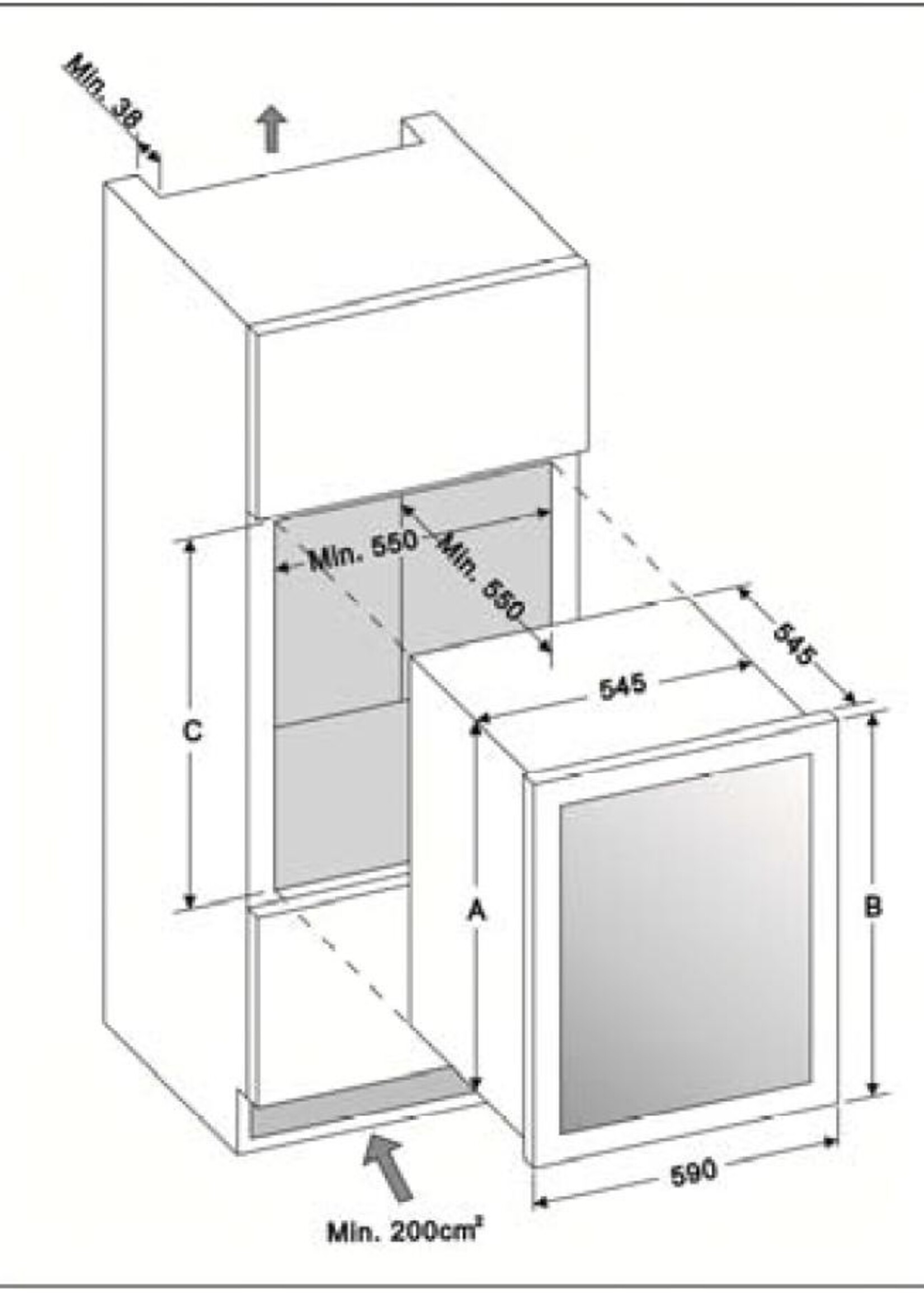 LE CHAI LBN340 wijnkoelkast