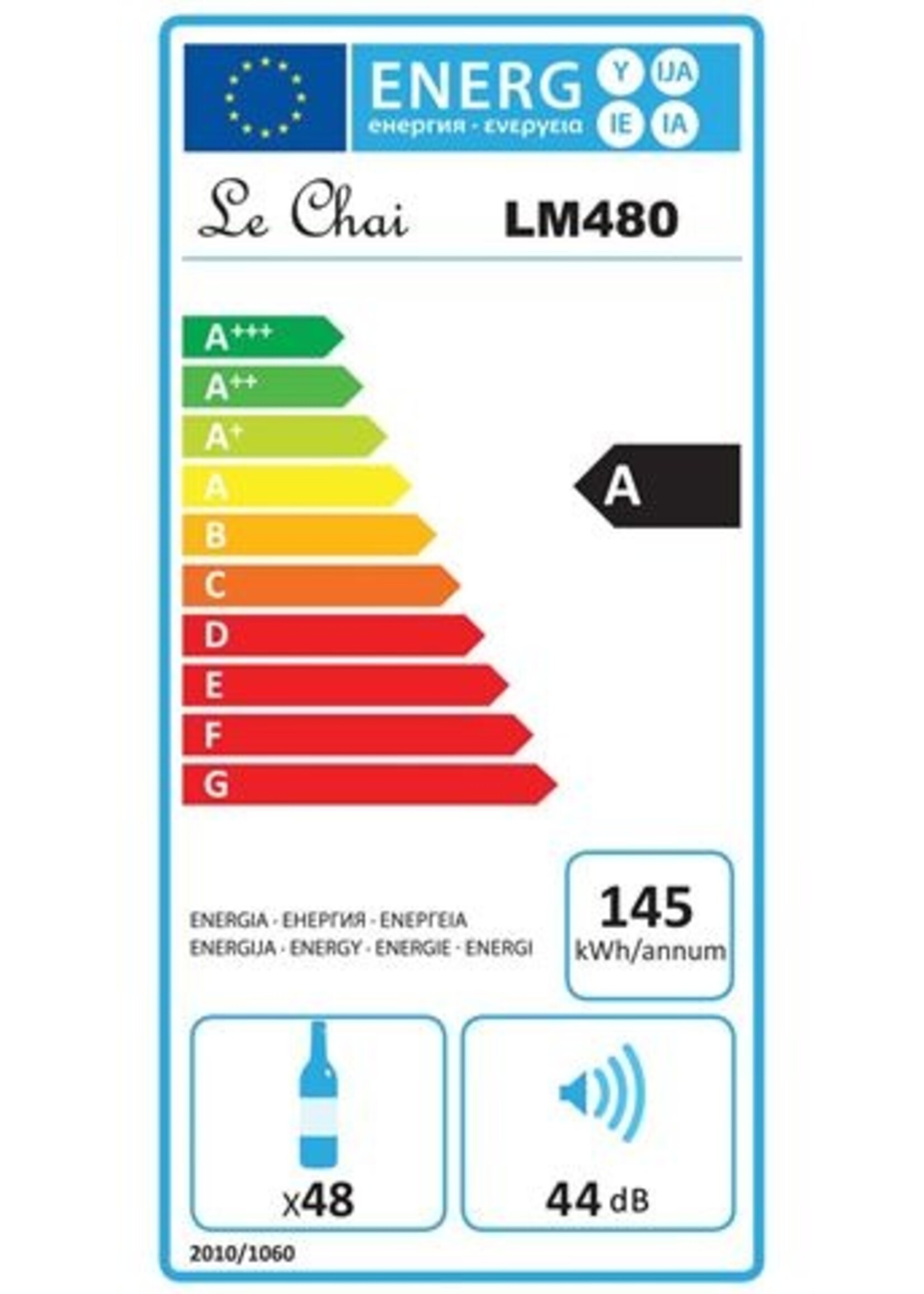 LE CHAI LM480 wijnkoelkast