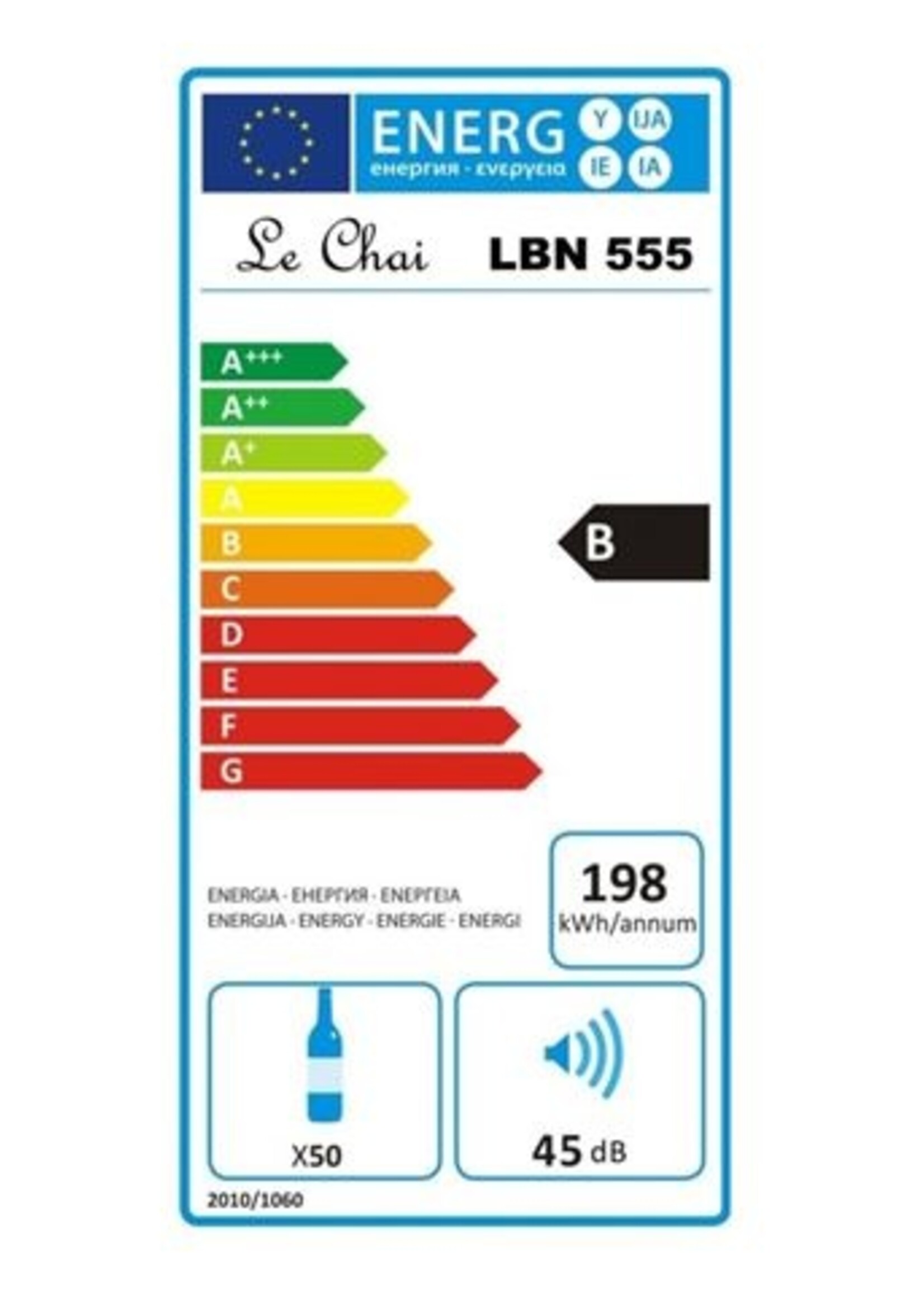 LE CHAI LBN555 wijnkoelkast