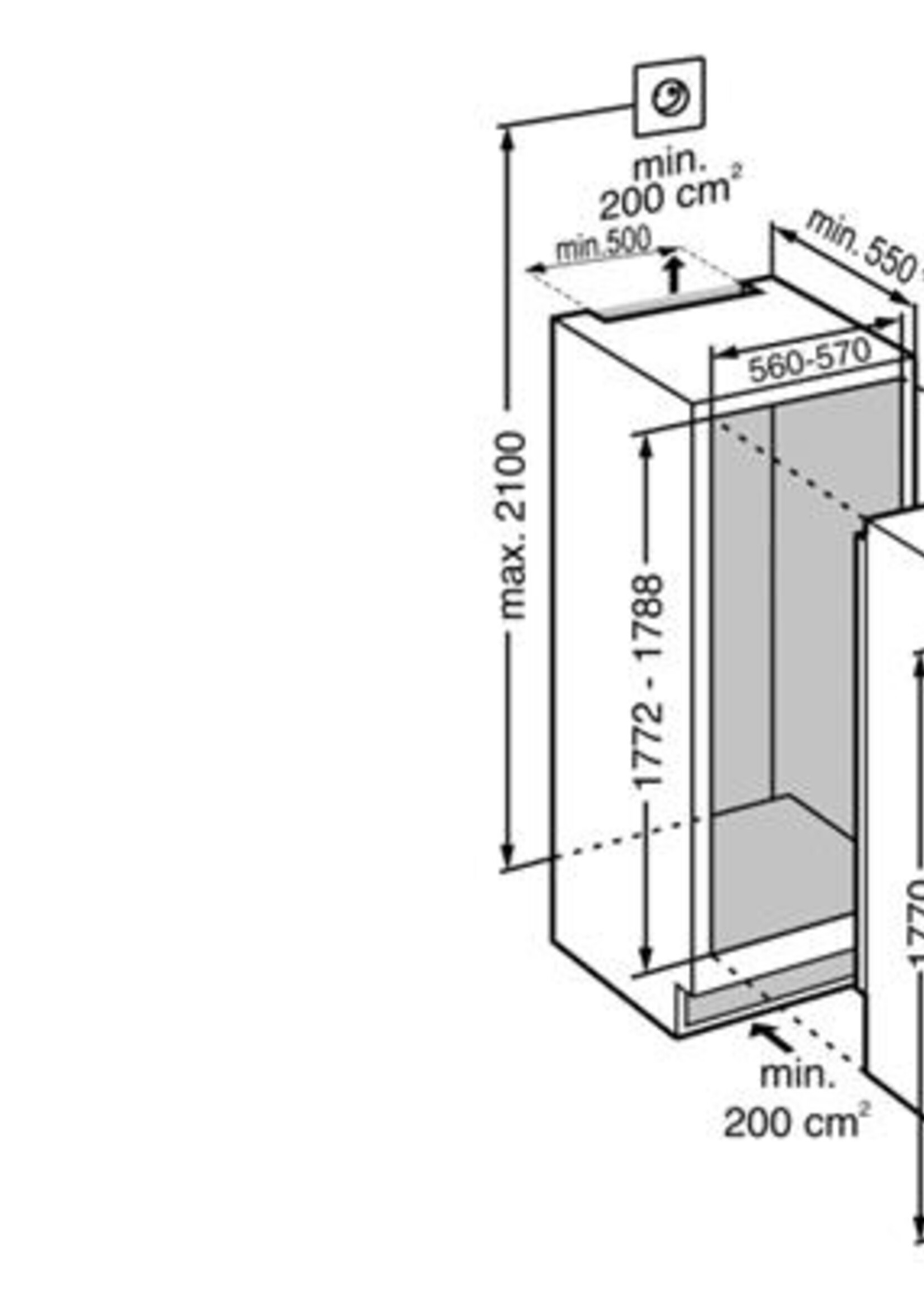Liebherr IRCBF5121-20 koel/vriescombinatie
