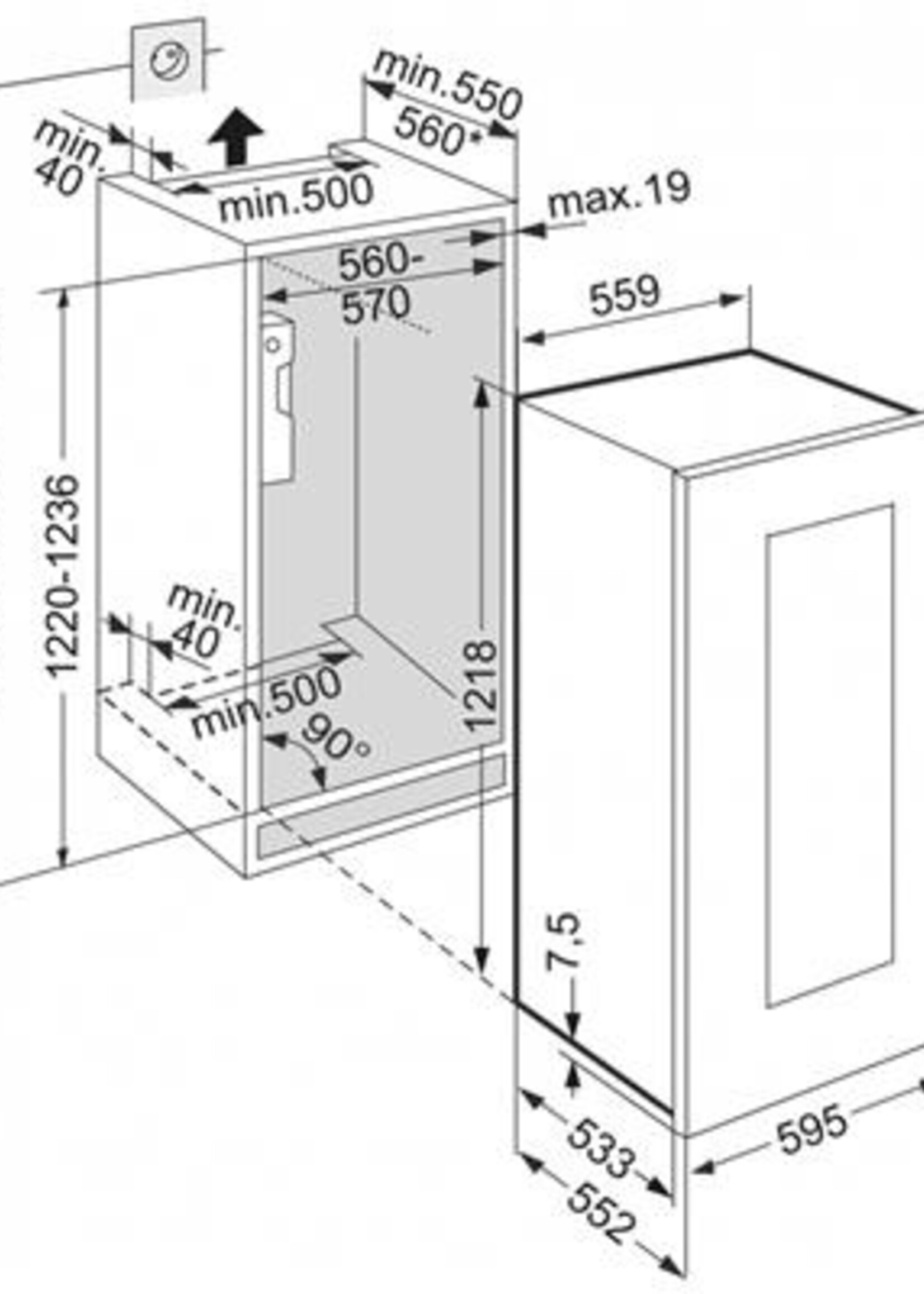 Liebherr EWTGW238321 wijnkoelkast