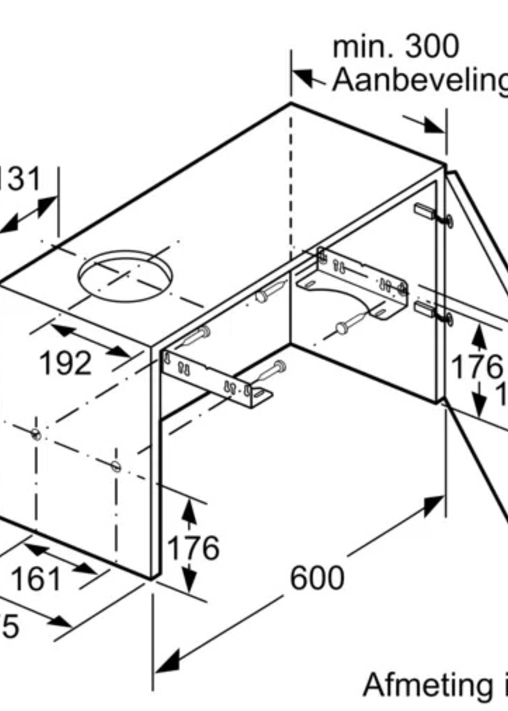 Bosch DFM064A50 vlakscherm afzuigkap Serie | 4 - 60cm