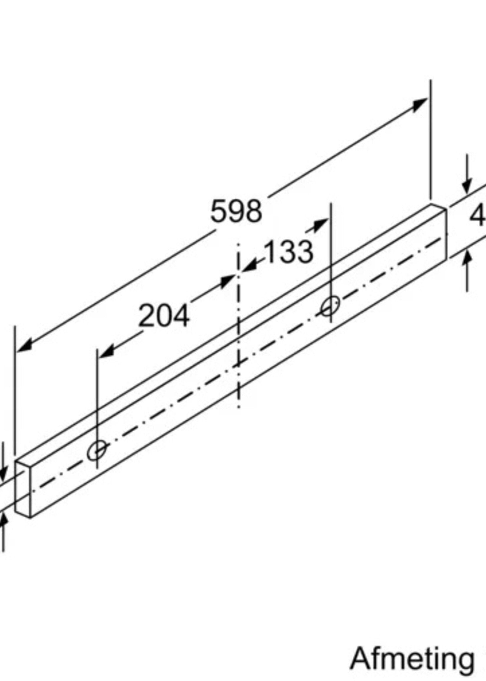 Bosch DFM064A50 vlakscherm afzuigkap Serie | 4 - 60cm