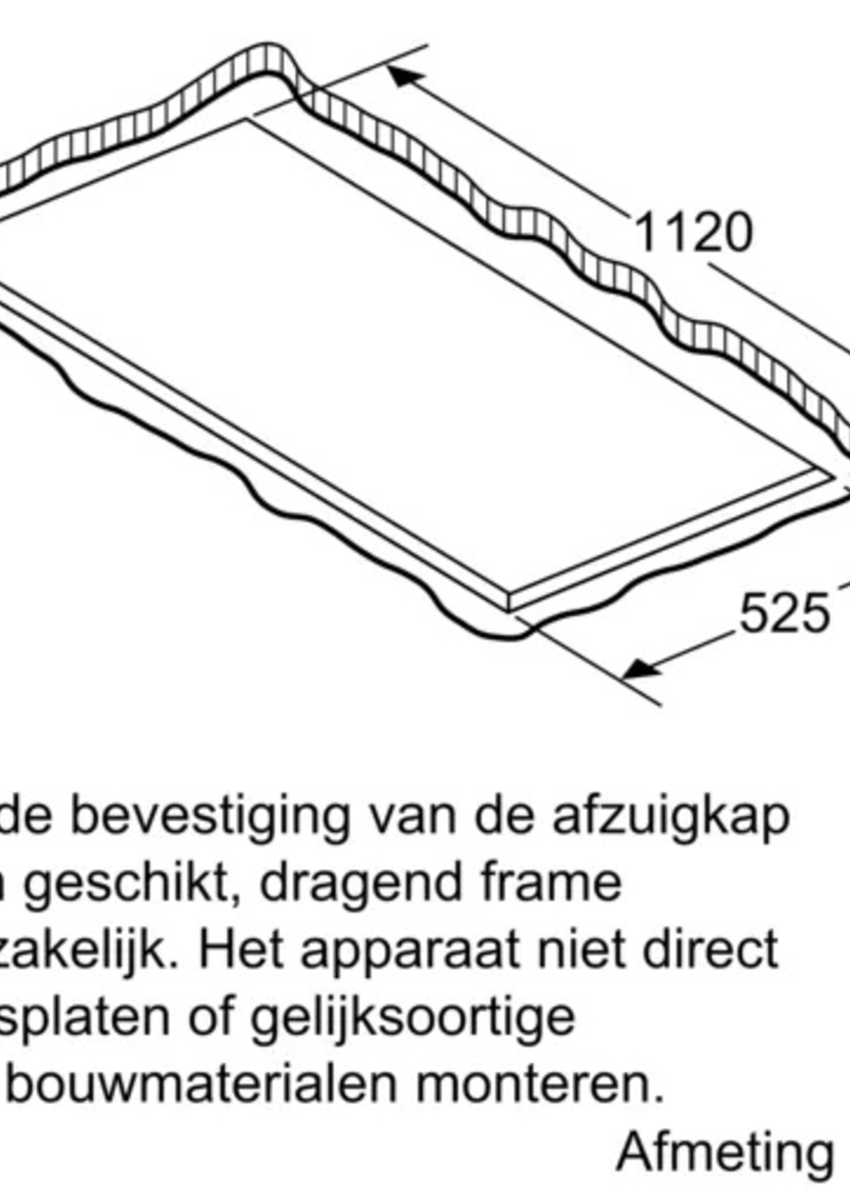 Bosch DID128R59 Plafond unit 120 cm Serie | 8 RVS