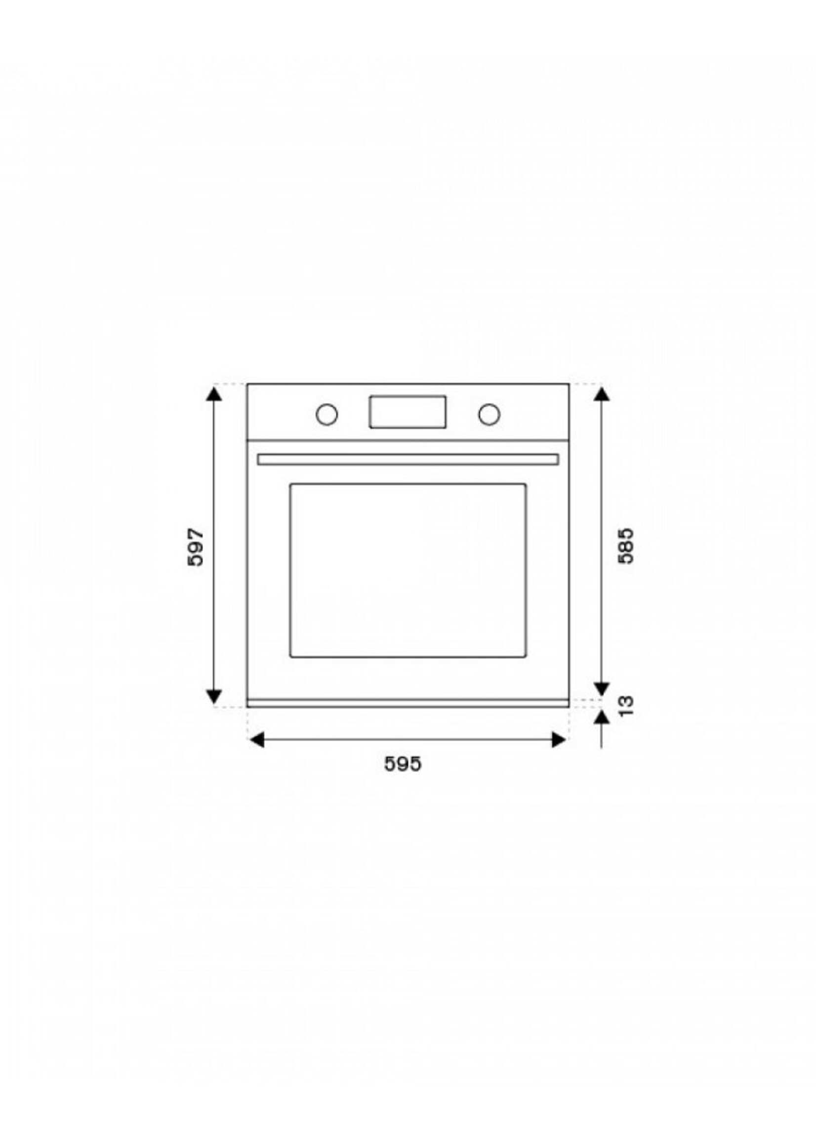 Bertazzoni F6011PROETN inbouw oven