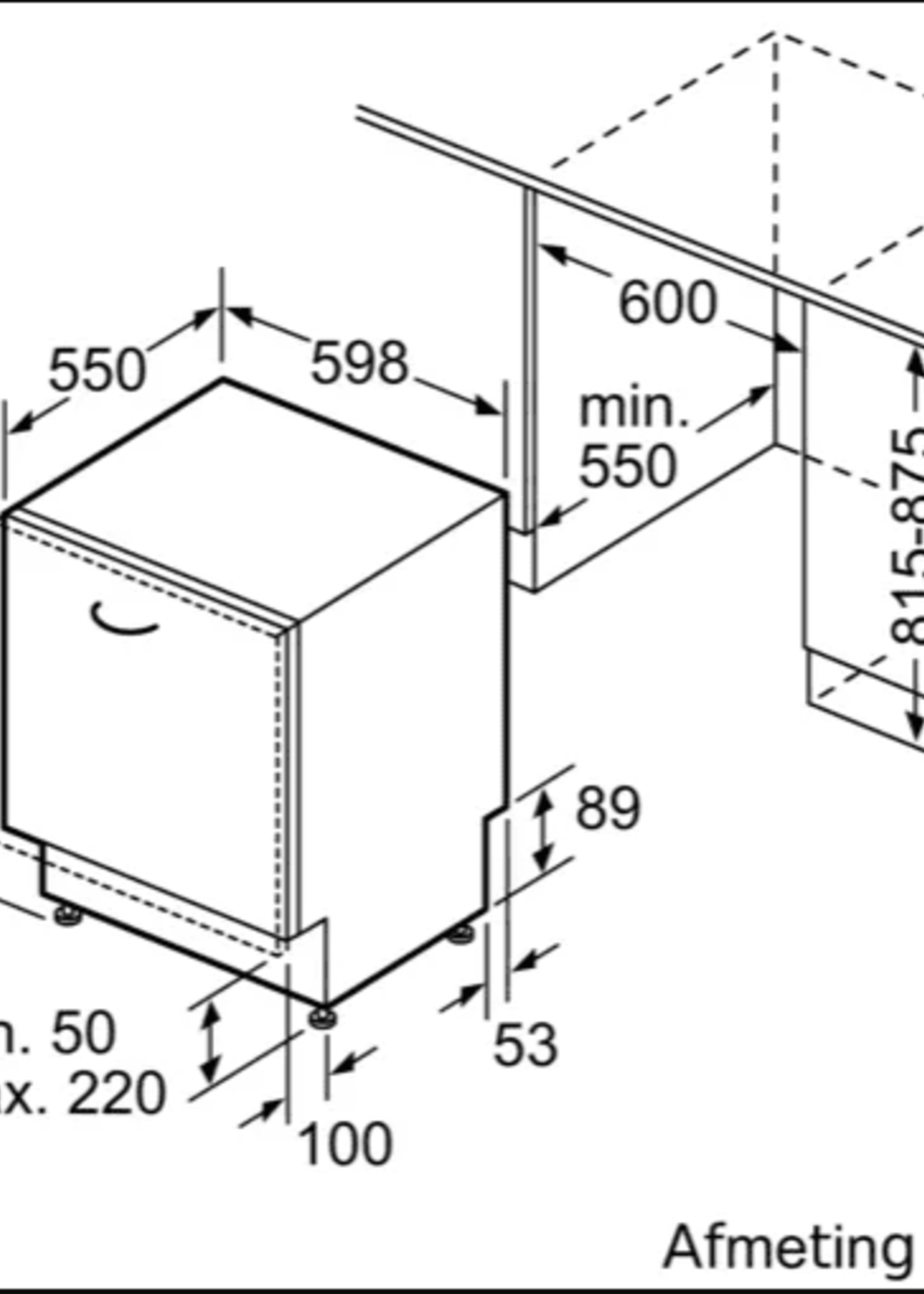 Bosch SMT6EB800E Volledig geïntegreerde vaatwasser - 60 cm