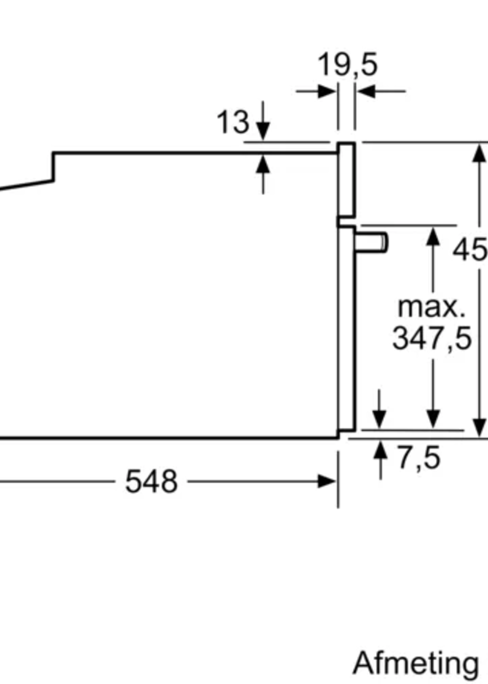 Bosch CSG856NC1 Compacte oven met stoom - 60 cm - Bosch Accentline - Carbon Black