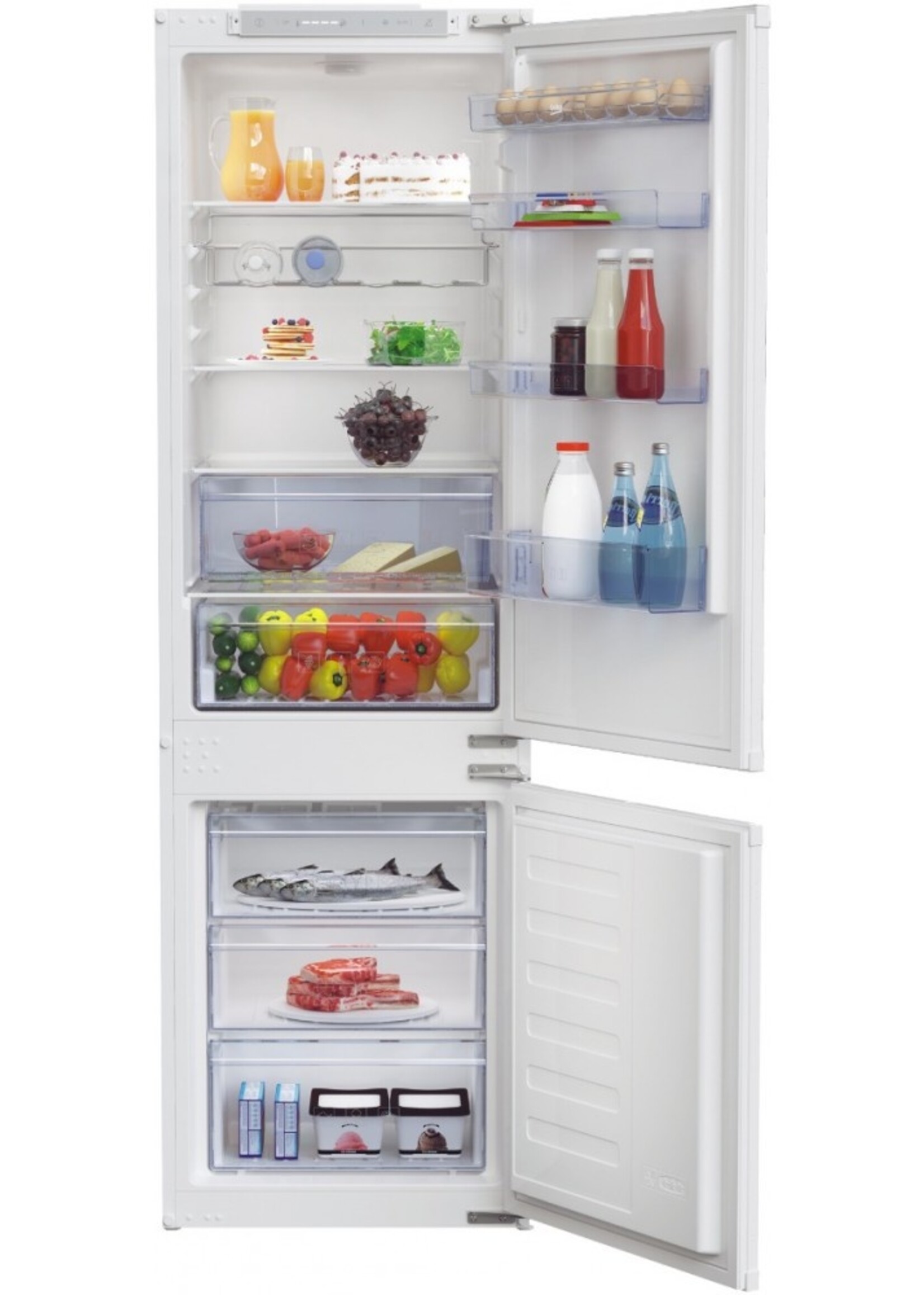 Beko BCSA283E4SN inbouw koelkast