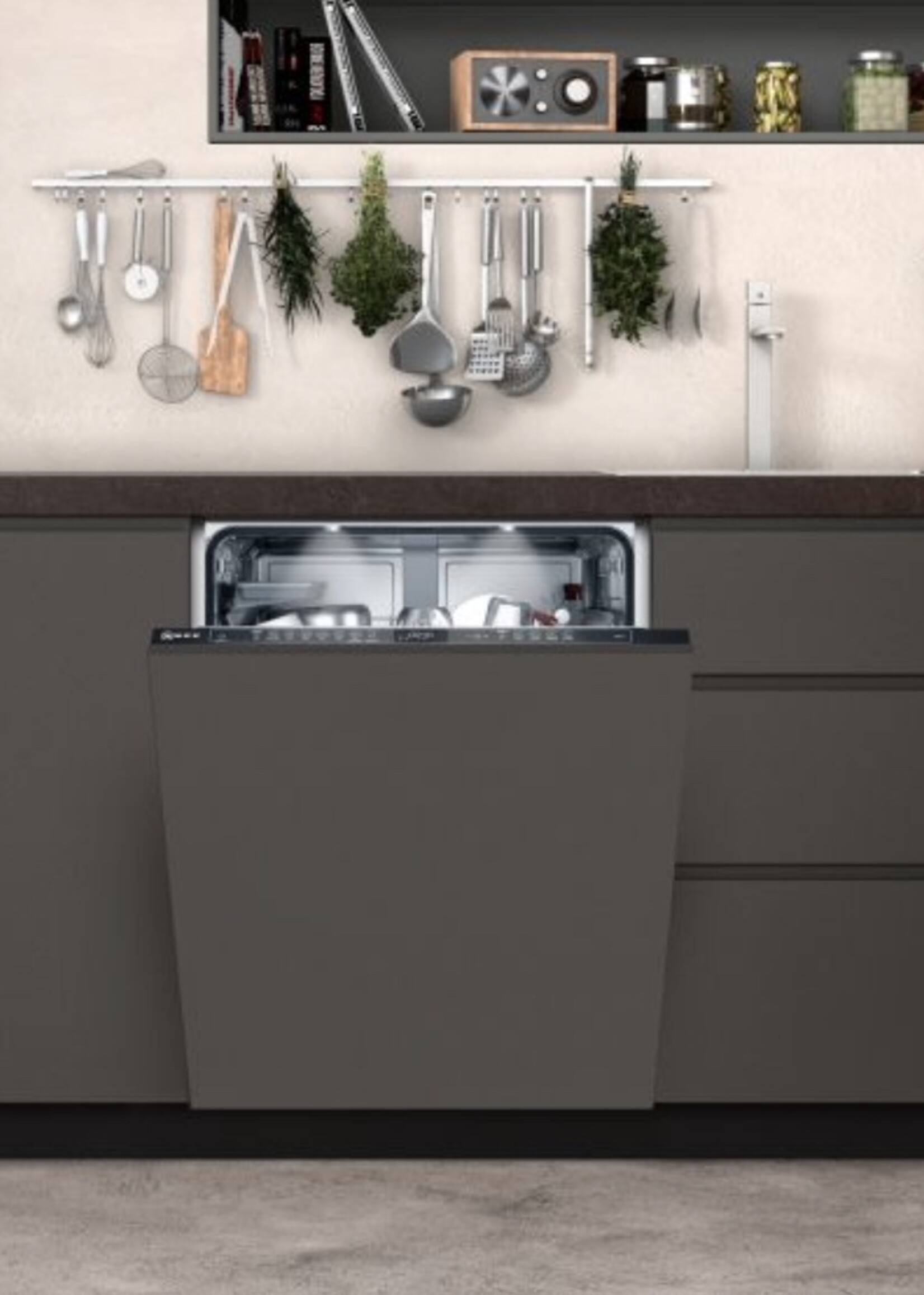 Neff S297EB800E volledig geintegreerde vaatwasser