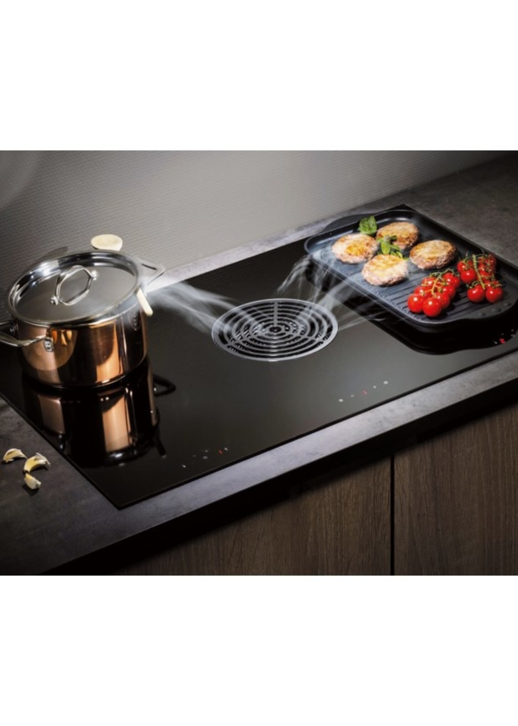 Senza Nome Thema One UC inductiekookplaat met afzuiging - 87 cm