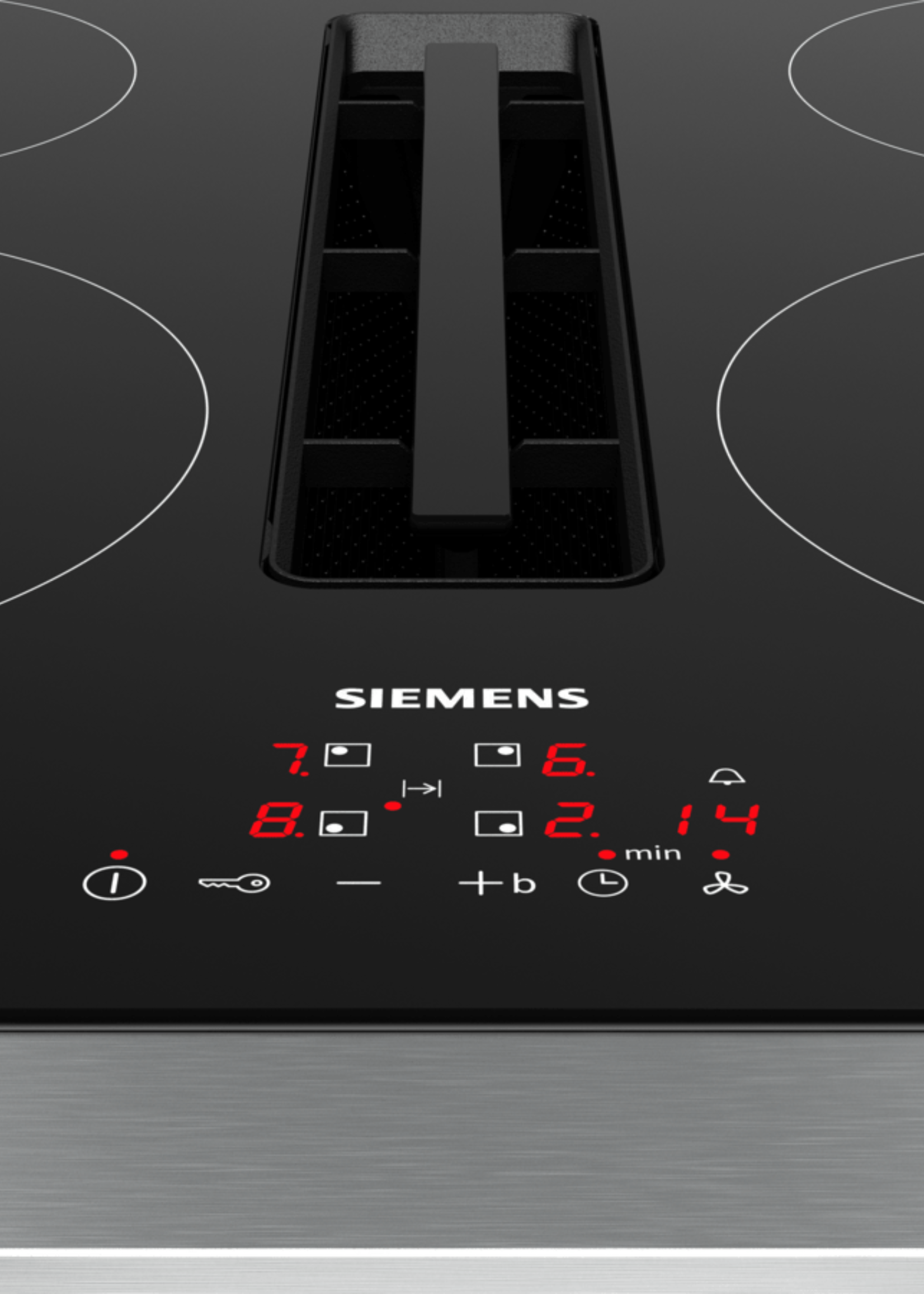 Siemens EH611BE15E inductie kookplaat met afzuiging - 60 cm