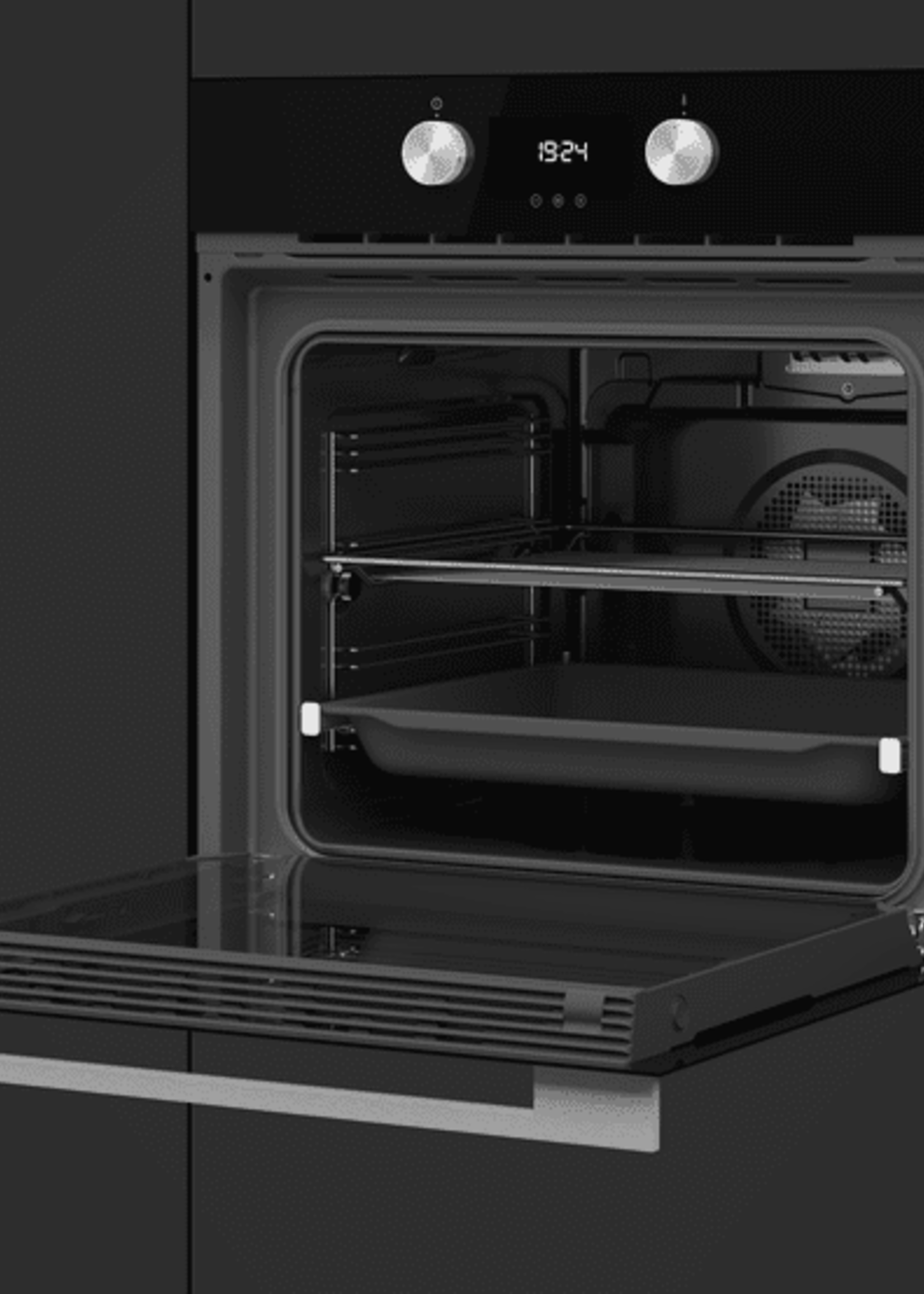 Teka HLB 8400 P Kristal Zwart  - Inbouw bakoven met pyrolyse