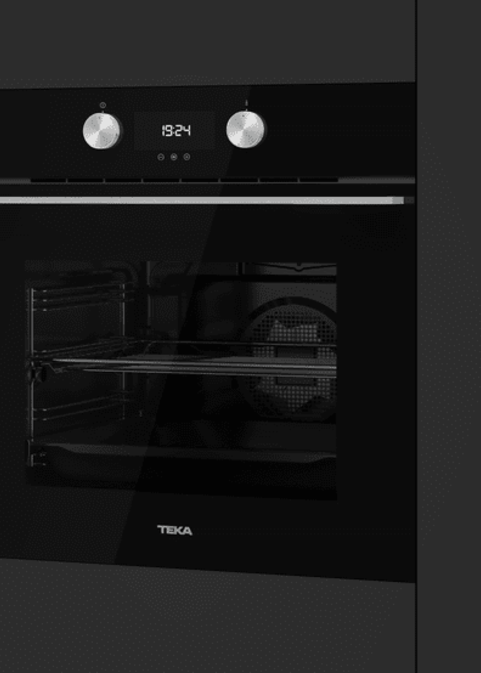 Teka HLB 8400 P Kristal Zwart  - Inbouw bakoven met pyrolyse