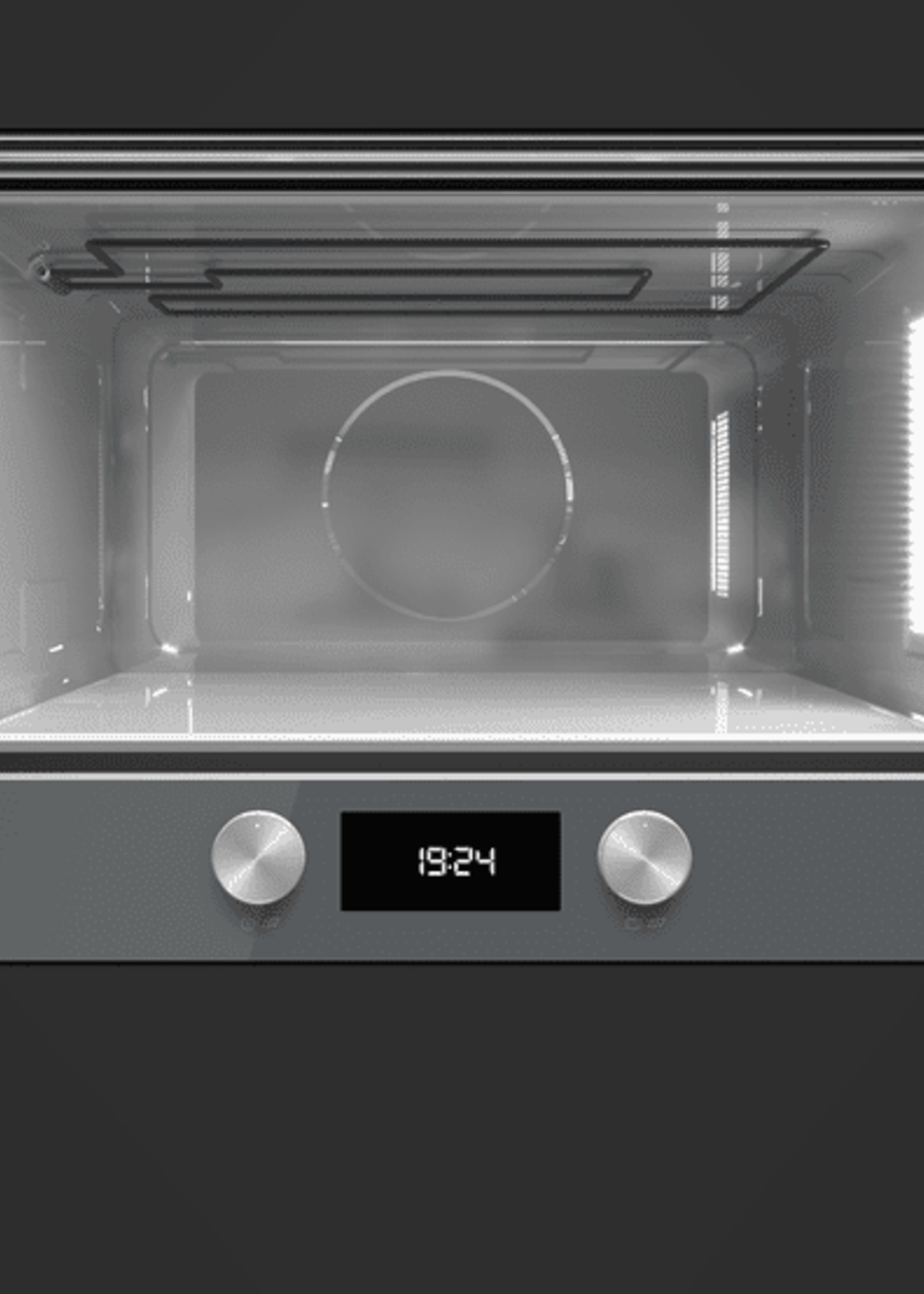 Teka ML 8220 BIS - Stone Grey - Inbouw magnetron - U keramische bodemplaat
