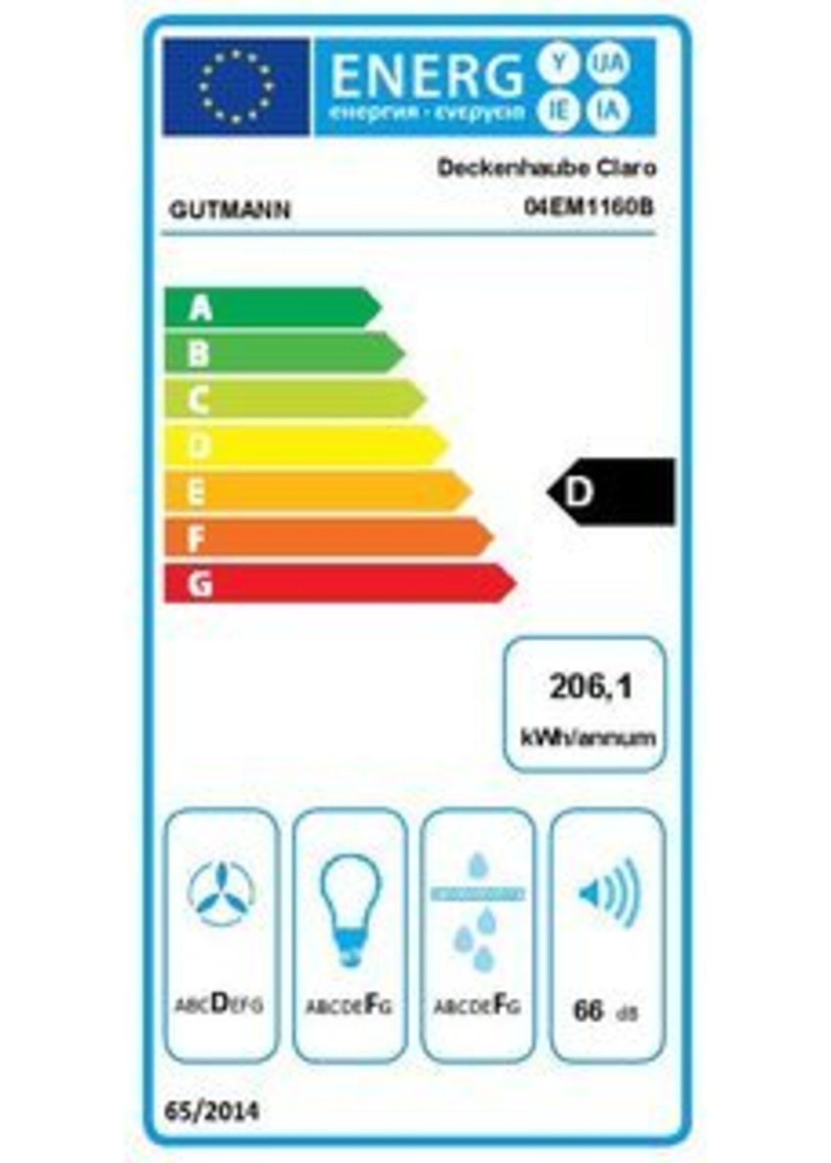 Opera 04EM  Claro Plafondunit - 96x66,5 cm