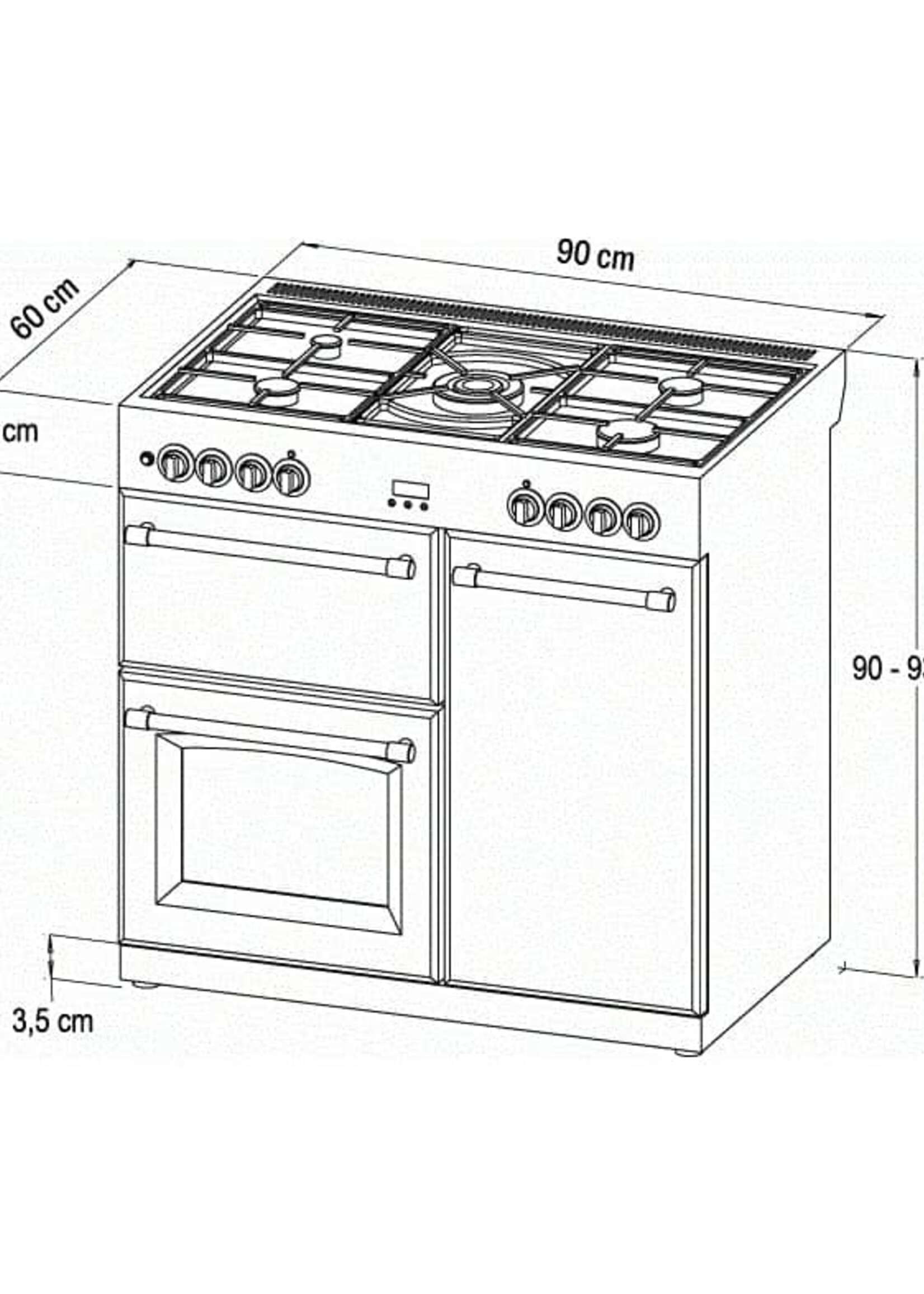 Stoves Richmond S900 DF Deluxe - 90 cm