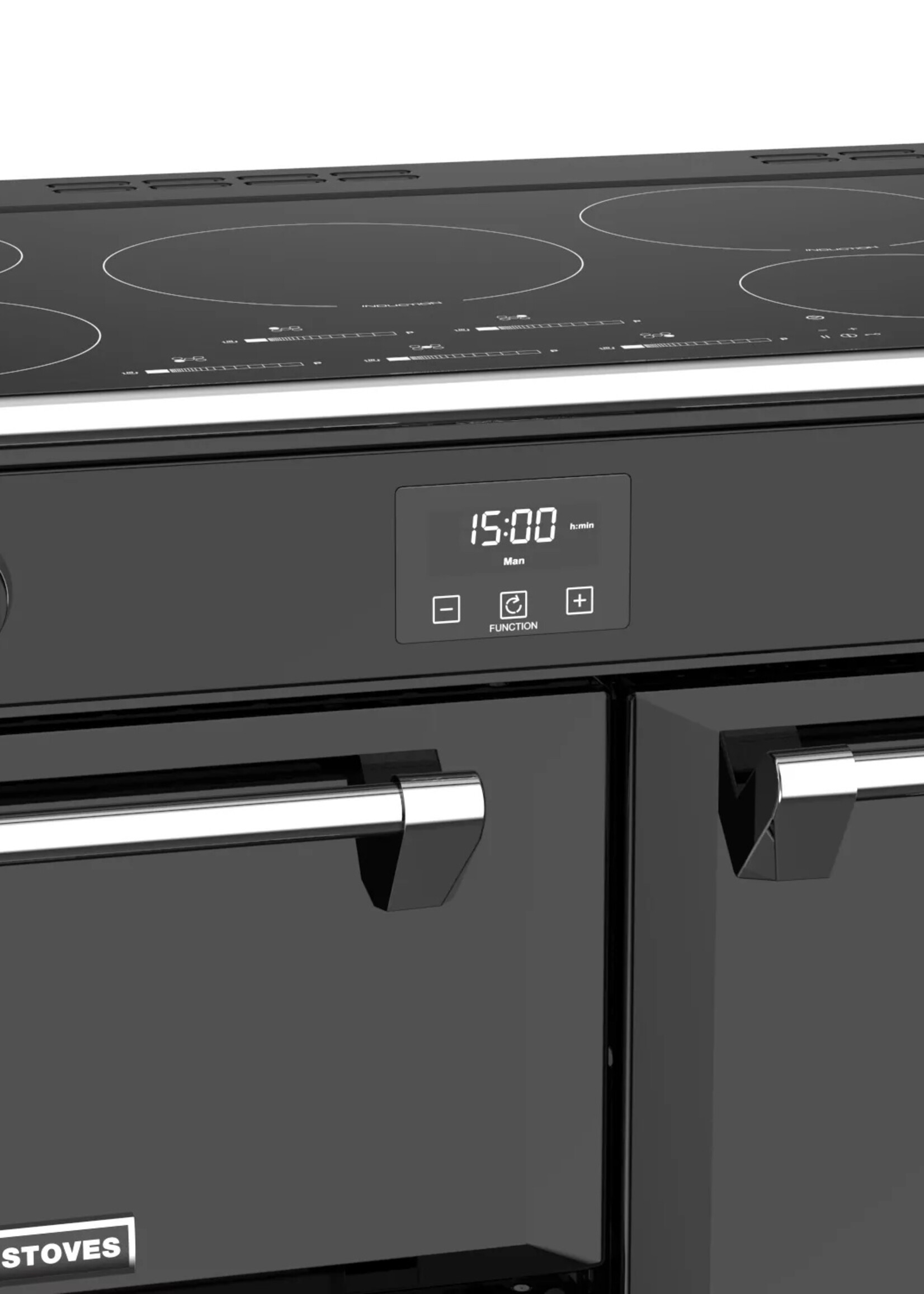 Stoves Richmond S900 Ei Deluxe 90 cm - Zwart