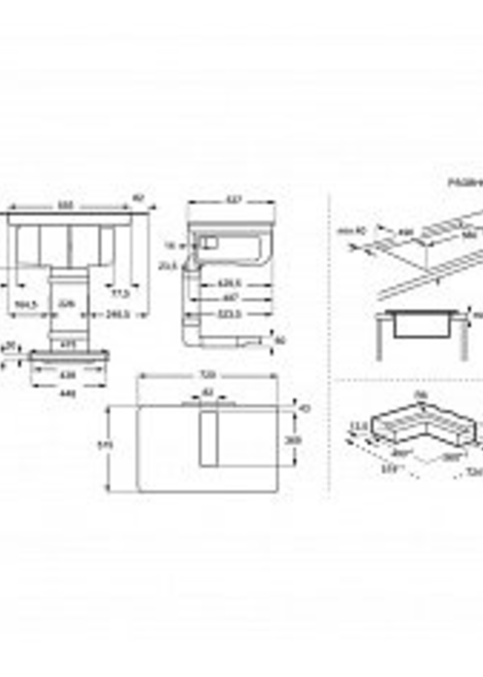 AEG IDE74243IB inductiekookplaat met afzuiging - 72 cm