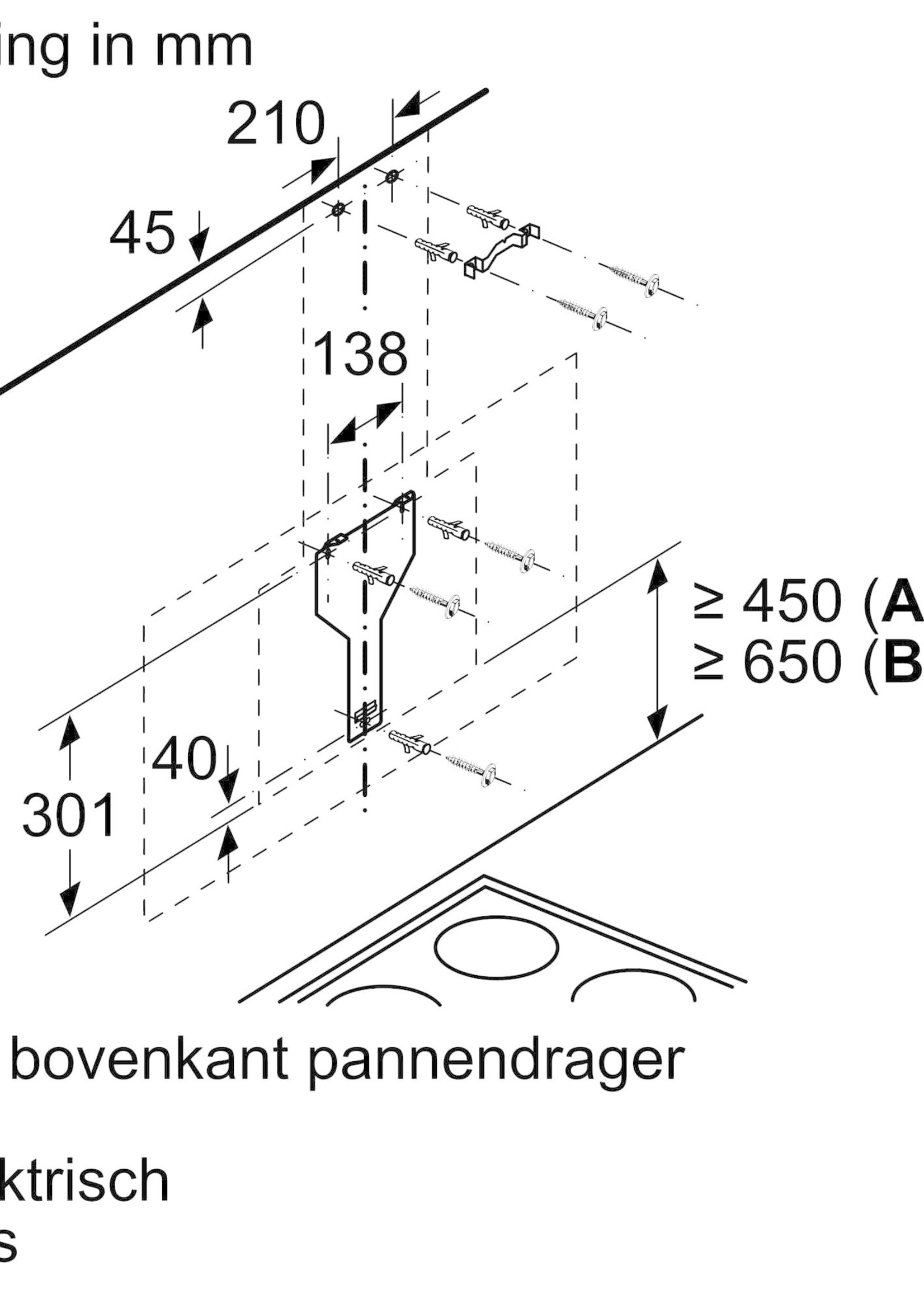 Siemens LC91KWW62S studioLine Wandschouwkap 90cm