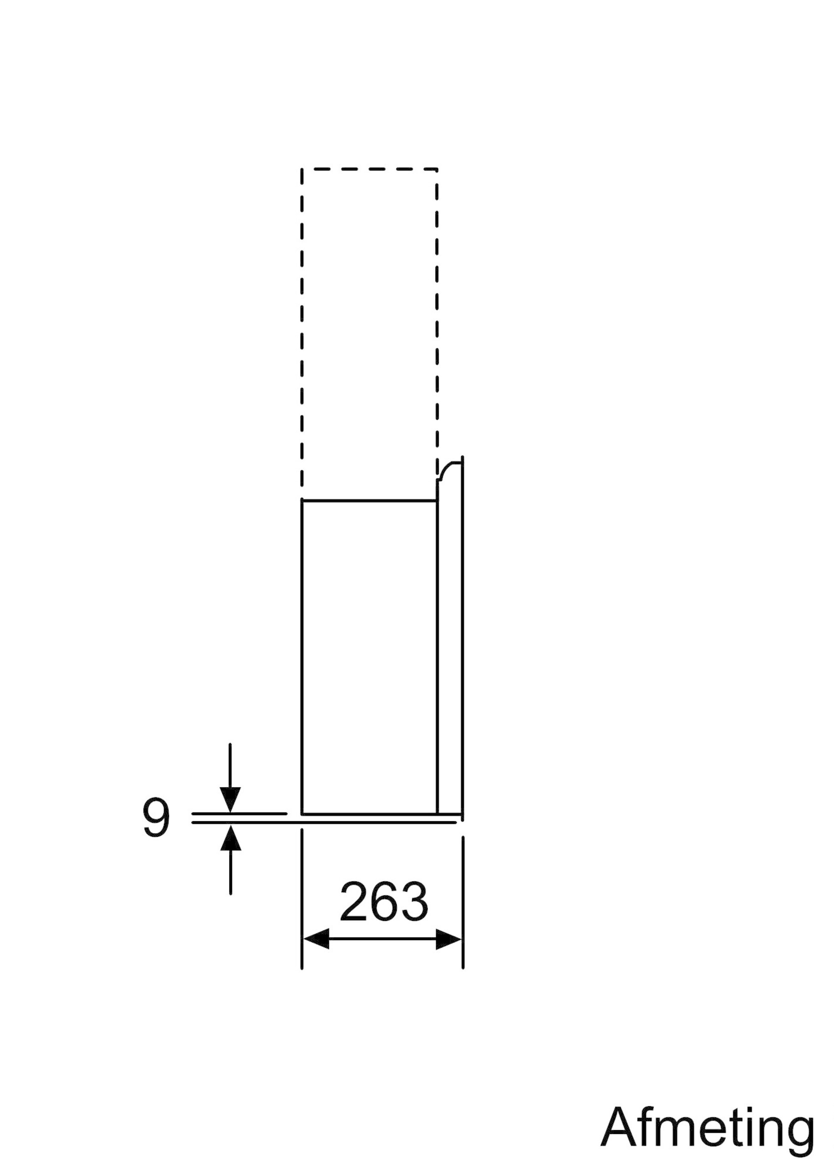 Siemens LC97FVW62S studioLine Verticale afzuigkap 90 cm