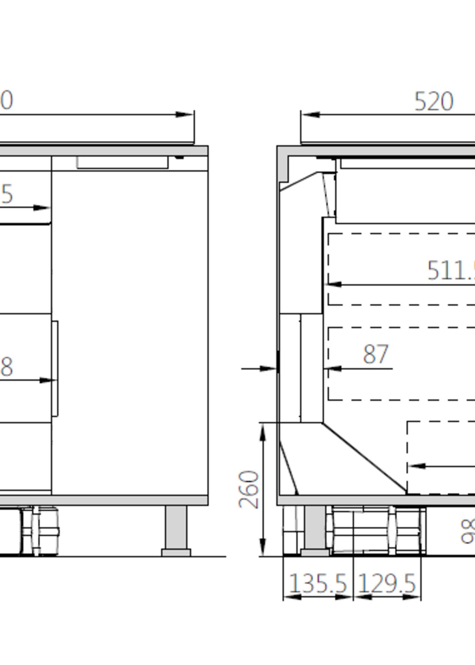 Senza Nome Thema One Inductiekookplaat met afzuiging - 90 cm