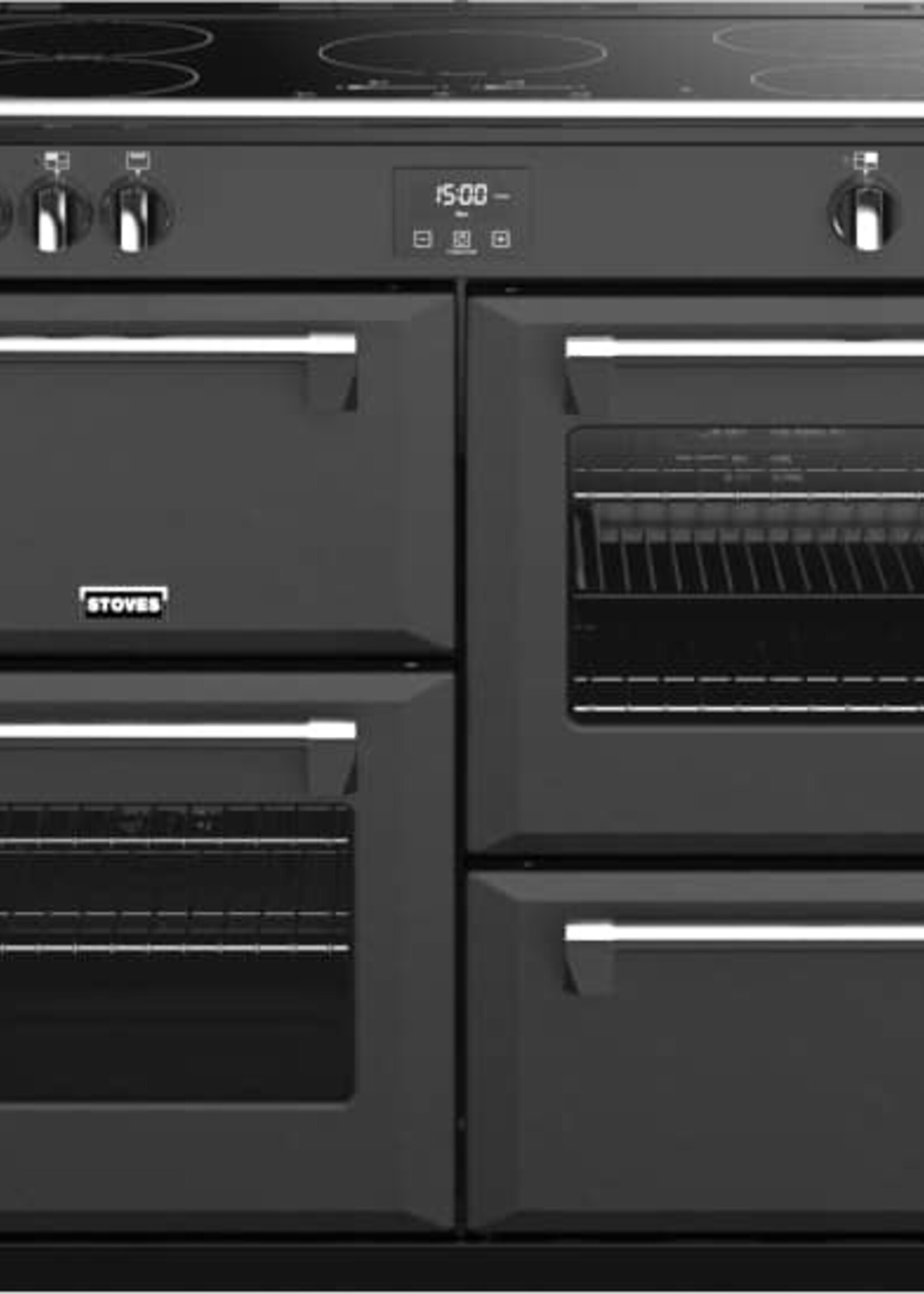 Stoves Richmond S100 EI Deluxe - Antraciet