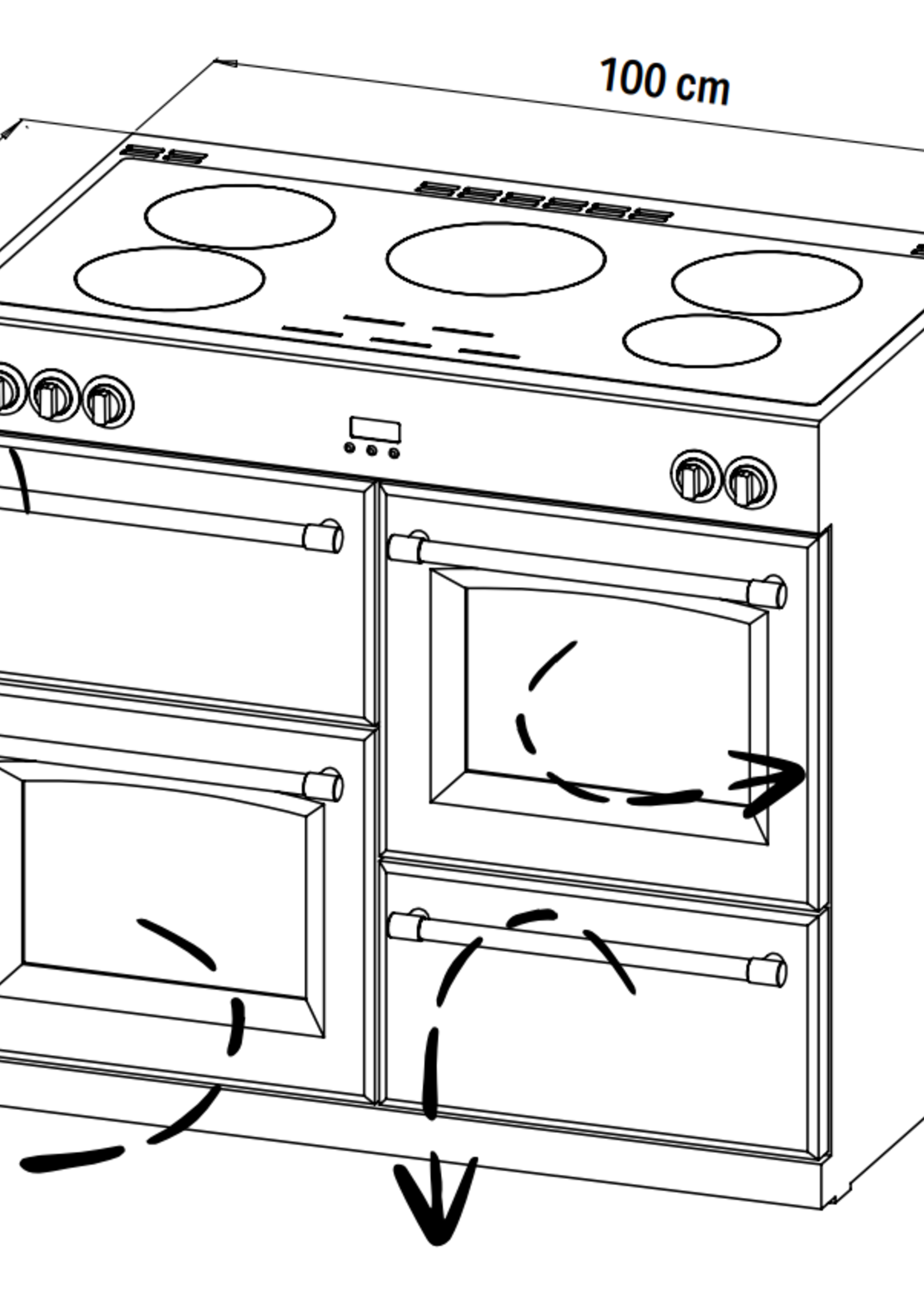 Stoves Richmond S100 EI Deluxe - Antraciet