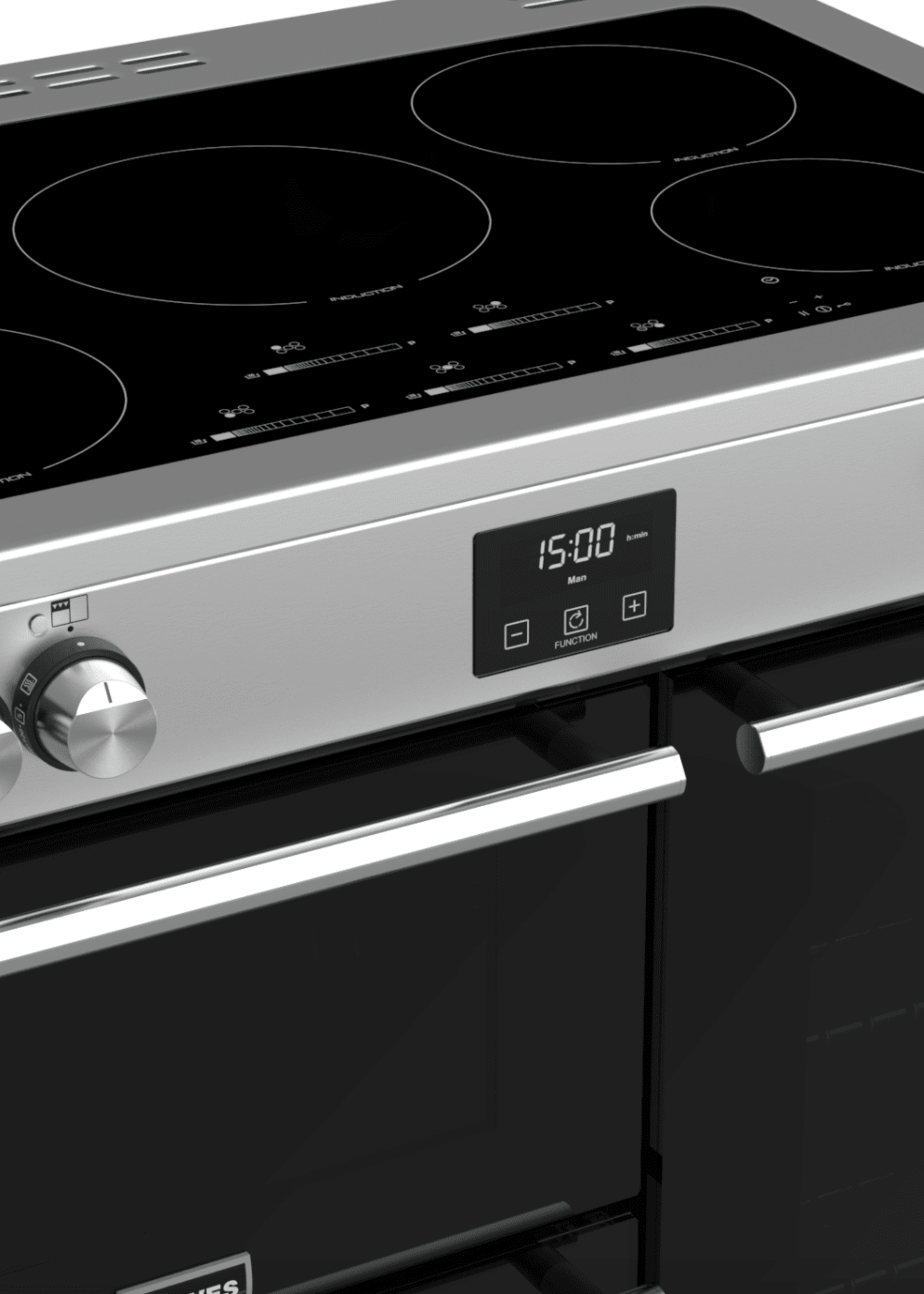 Stoves Precision DX S900 Ei Inductiefornuis 90 cm - RVS