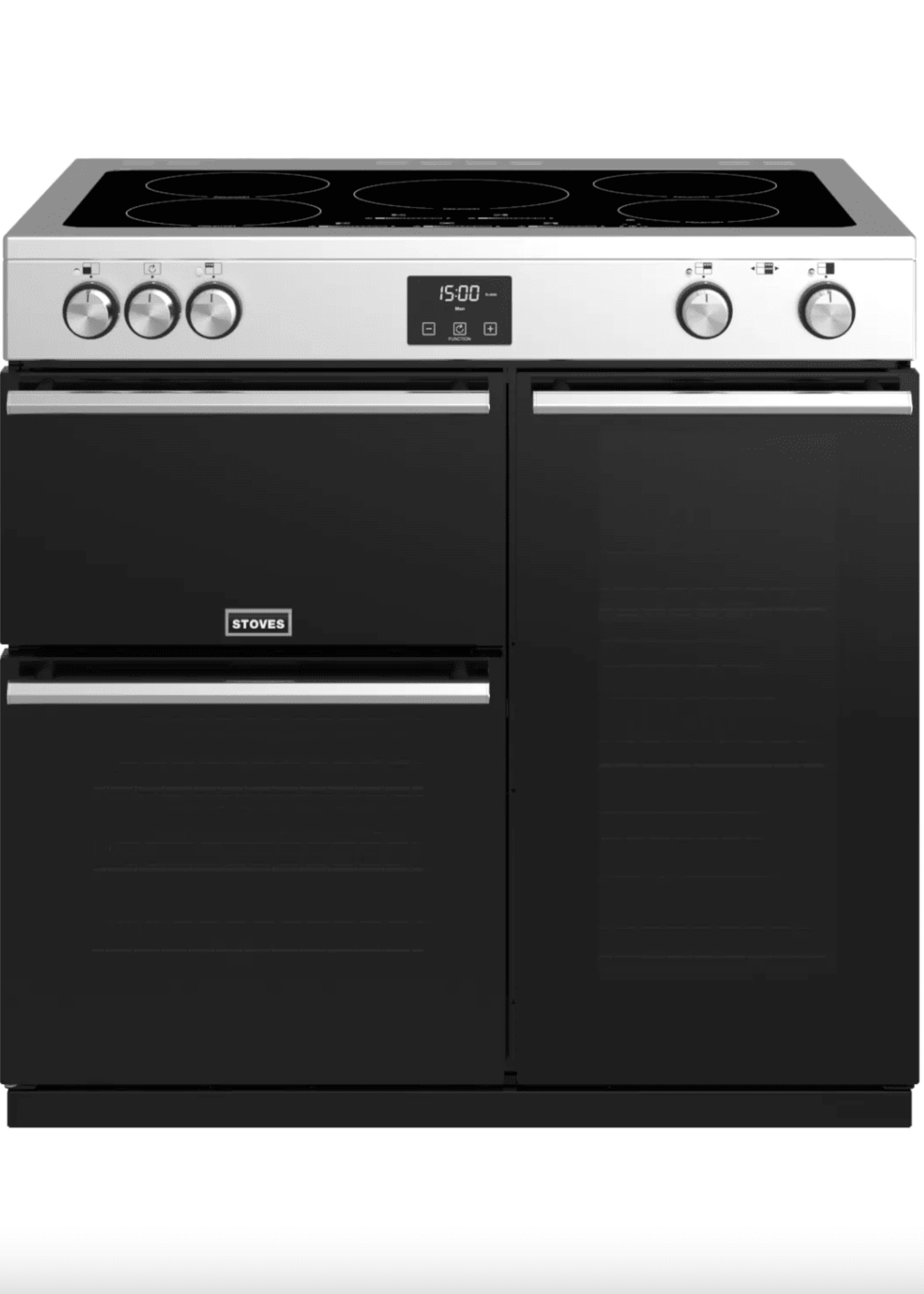 Stoves Precision DX S900 Ei Inductiefornuis 90 cm - RVS