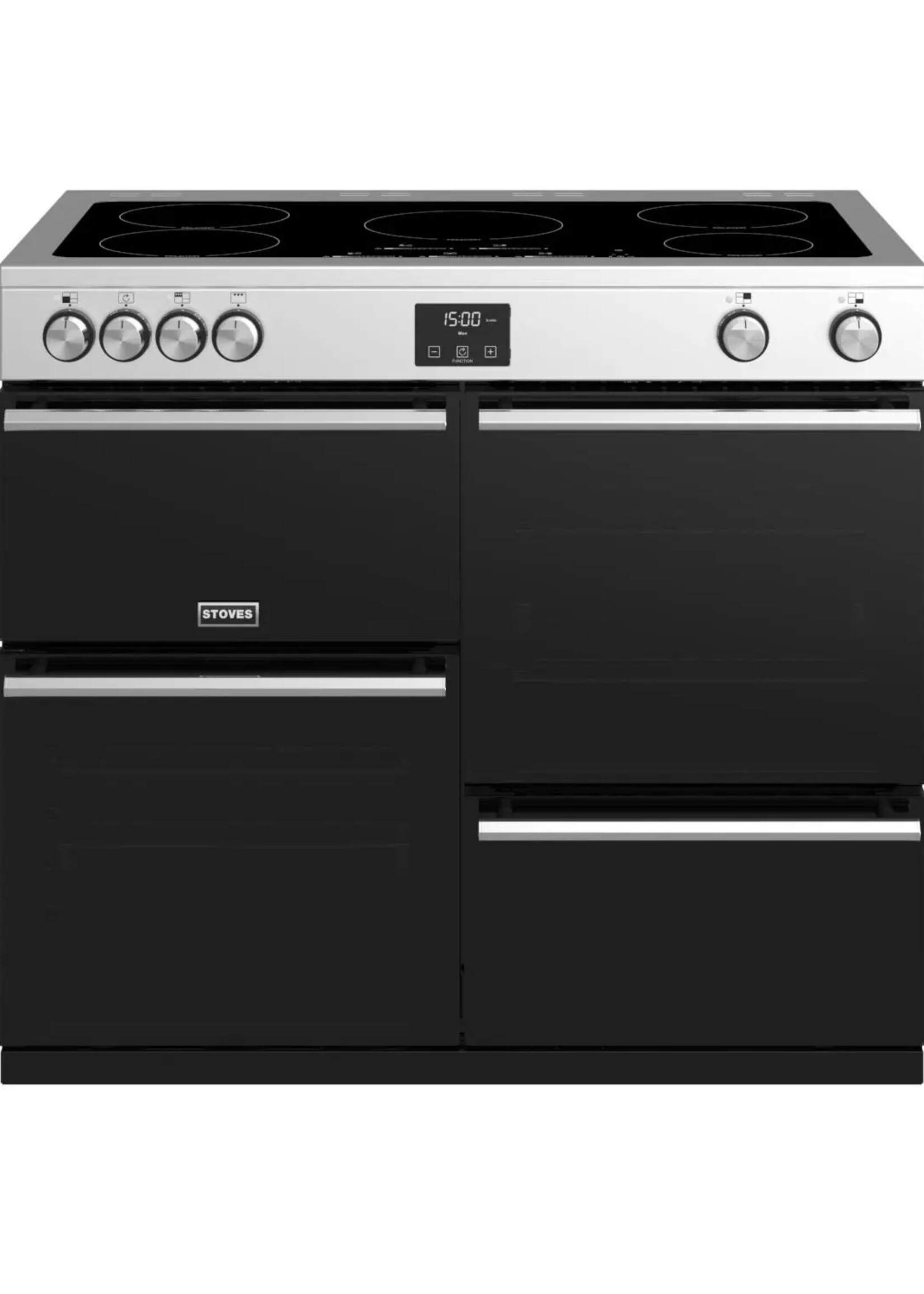 Stoves Precision DX S1000 Ei inductiefornuis 100 cm - RVS